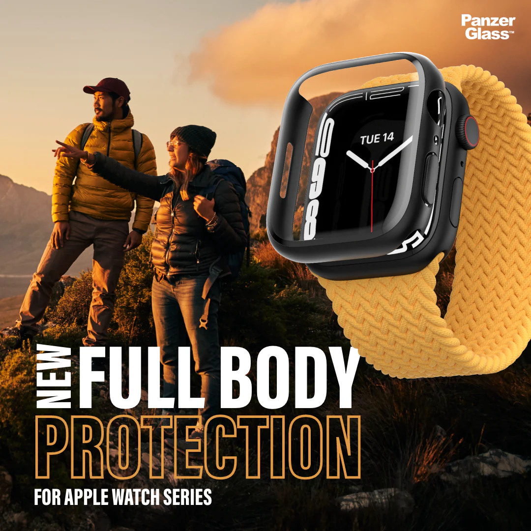 PanzerGlass® Full body Case Apple Watch Series 9 | 8 | 7 | 41mm | Transparent - Image 6