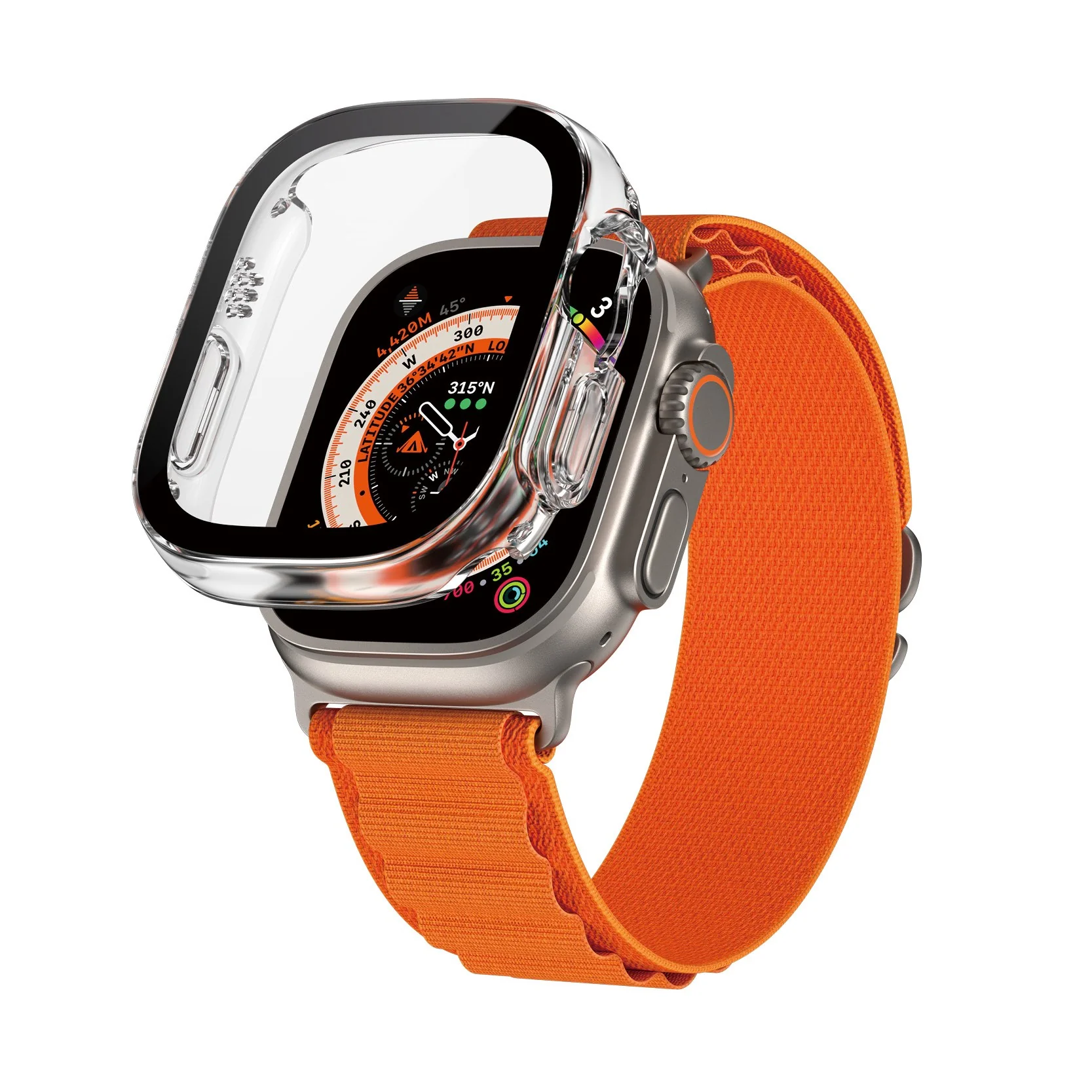 PanzerGlass® Full body Case Apple Watch Ultra 2 | Ultra | 49mm | Transparent - Image 4