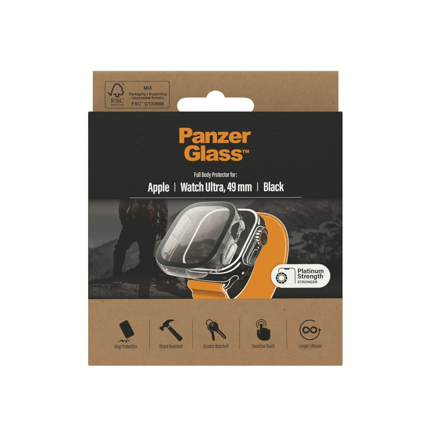 PanzerGlass® Full body Case Apple Watch Ultra 2 | Ultra 49mm | Black - Image 3