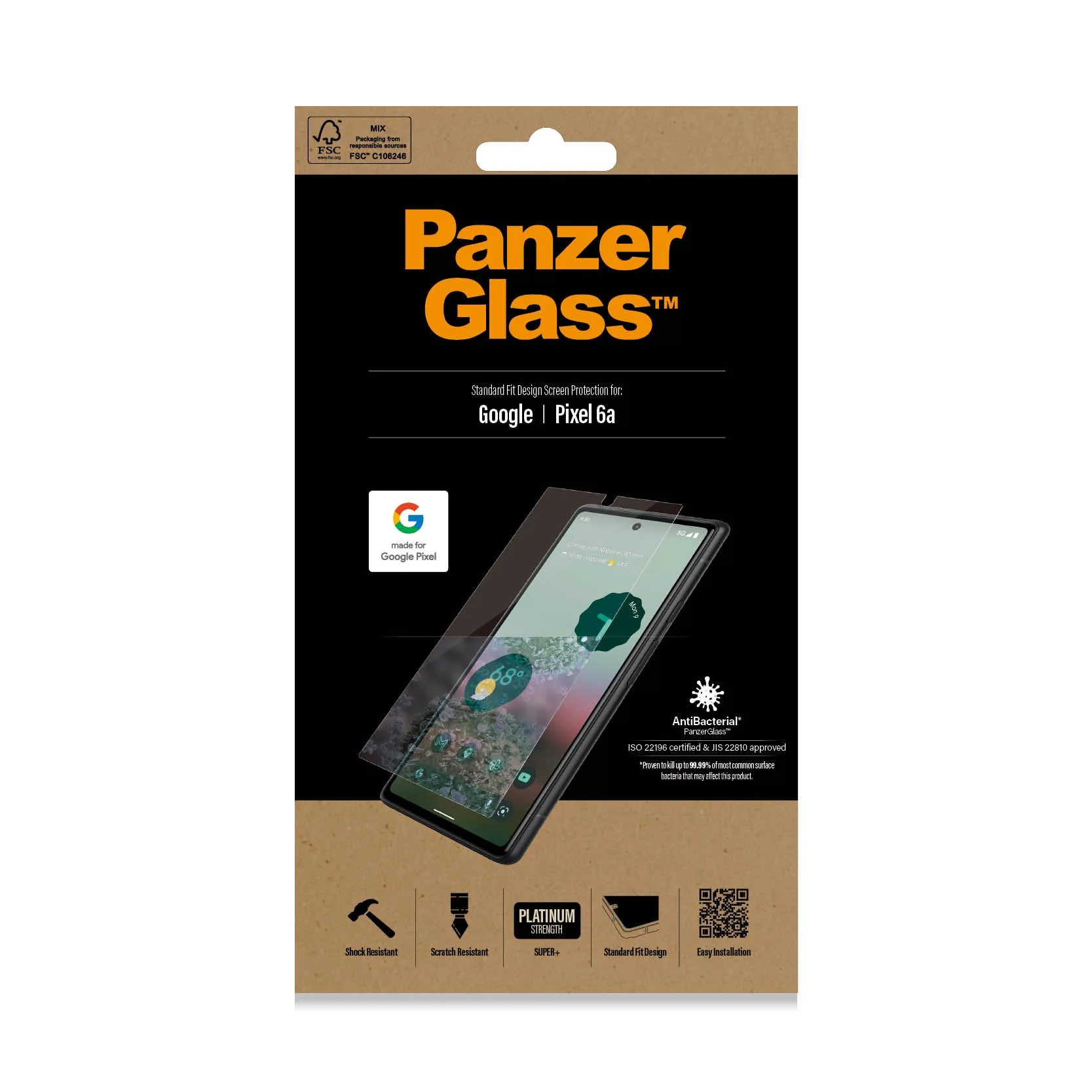 PanzerGlass® Screen Protector Google Pixel 6a - Image 2