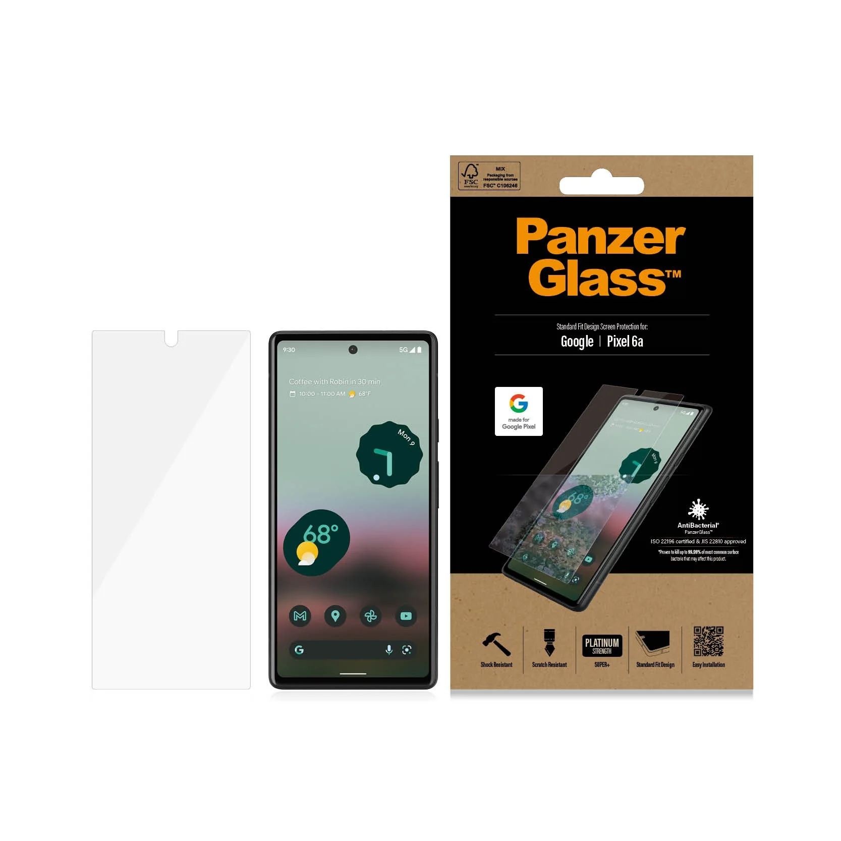PanzerGlass® Screen Protector Google Pixel 6a - Image 3