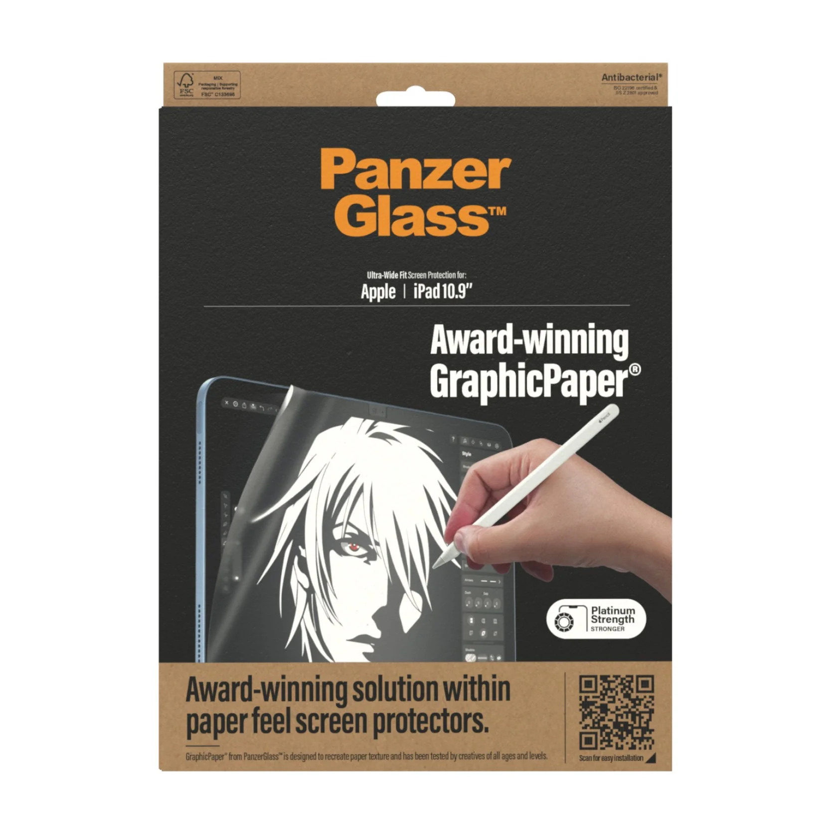 PanzerGlass® GraphicPaper® Screen Protector iPad 10.9'' (2022) | Ultra-Wide Fit - Image 3