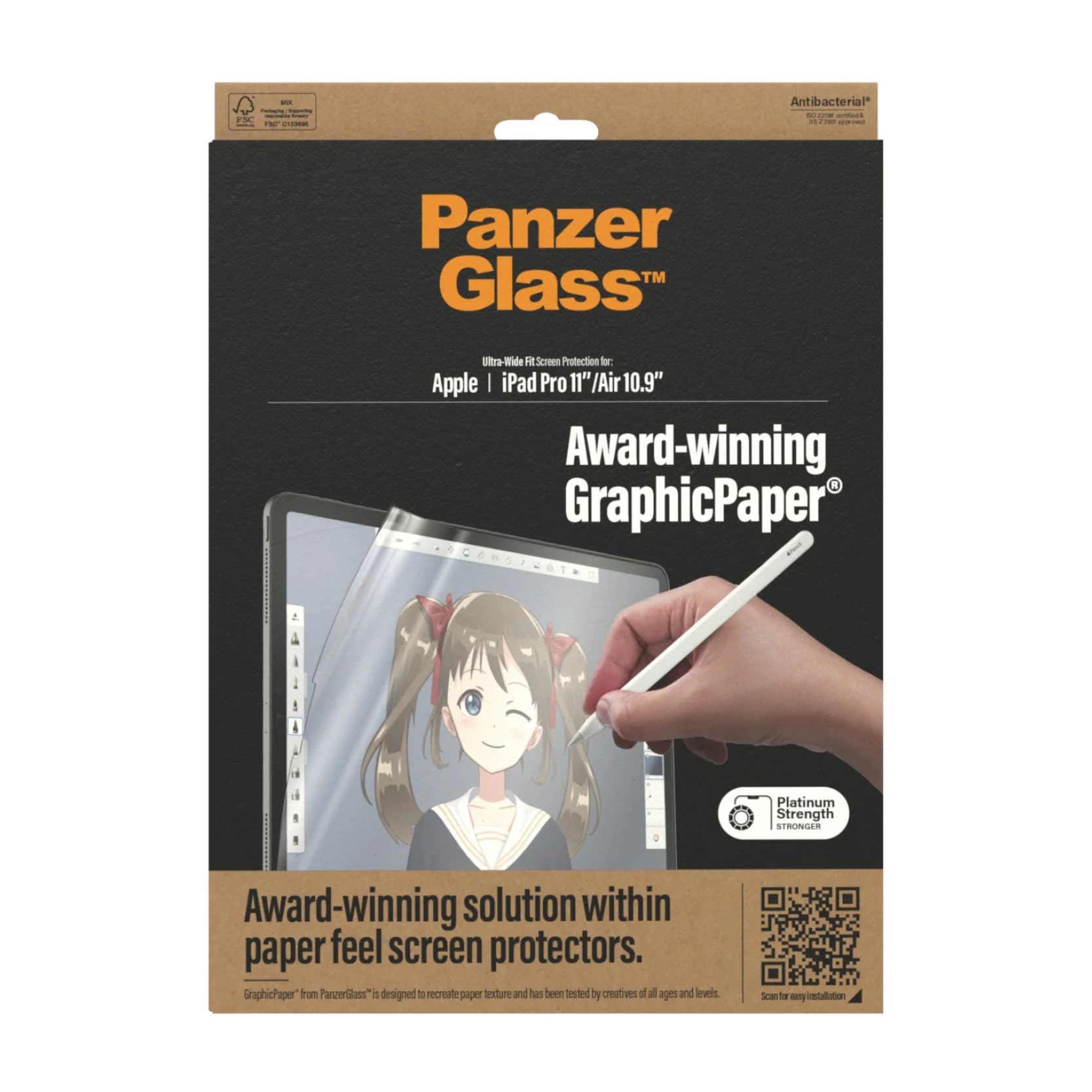 PanzerGlass® GraphicPaper® Screen Protector iPad Pro 11″ (2018, 2020-2022, 2024) | iPad Air 10.9'' (2020, 2022) - Image 3