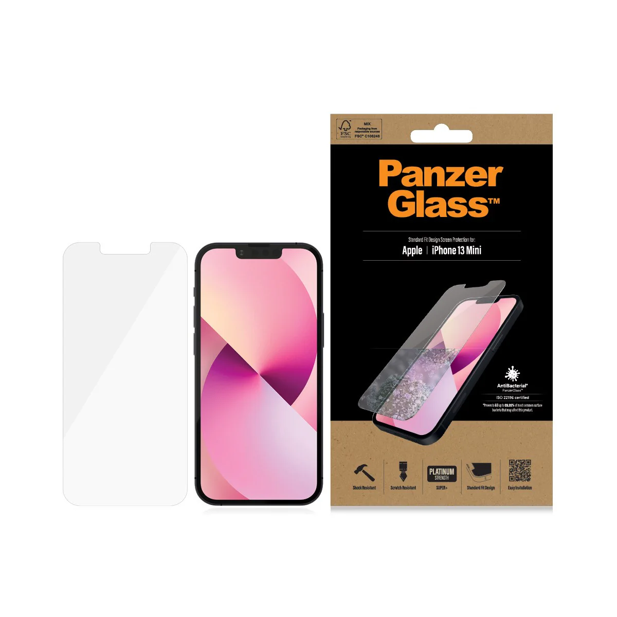 PanzerGlass® Screen Protector iPhone 13 Mini | Standard Fit - Image 3