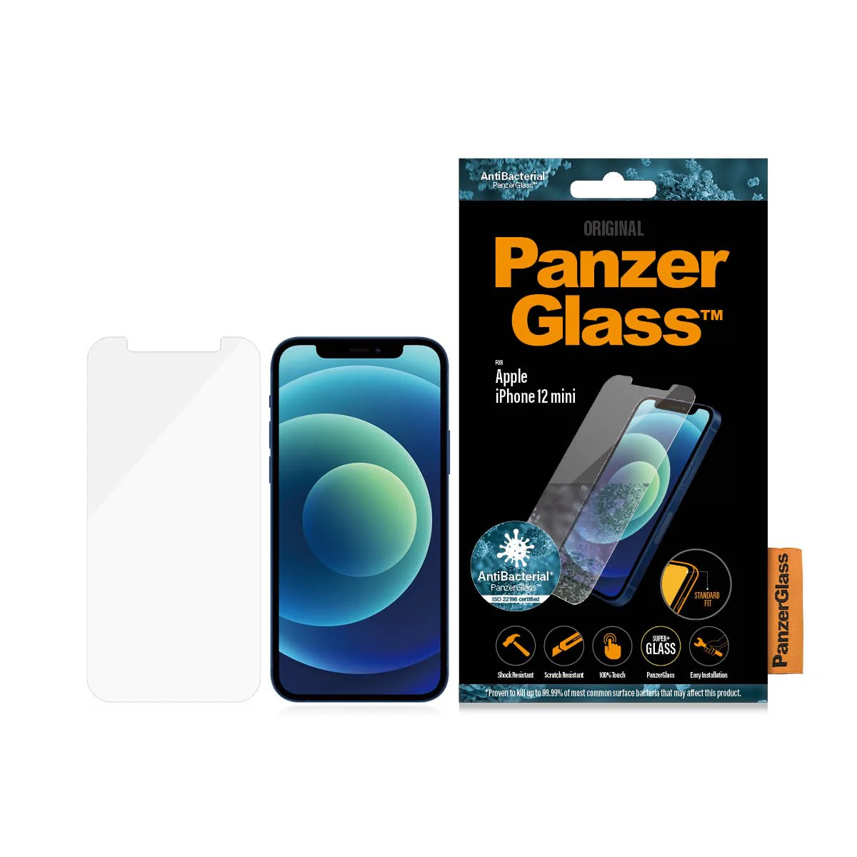 PanzerGlass® Screen Protector iPhone 12 Mini | Standard Fit - Image 3