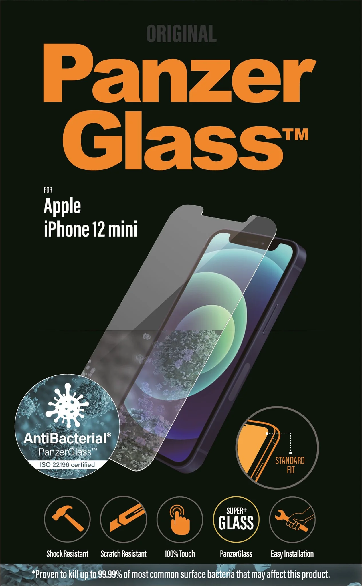 PanzerGlass® Screen Protector iPhone 12 Mini | Standard Fit - Image 7