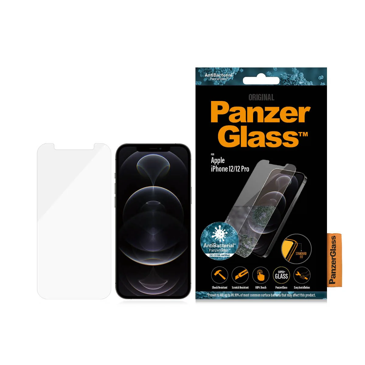 PanzerGlass® Screen Protector iPhone 12 | 12 Pro | Standard Fit - Image 3