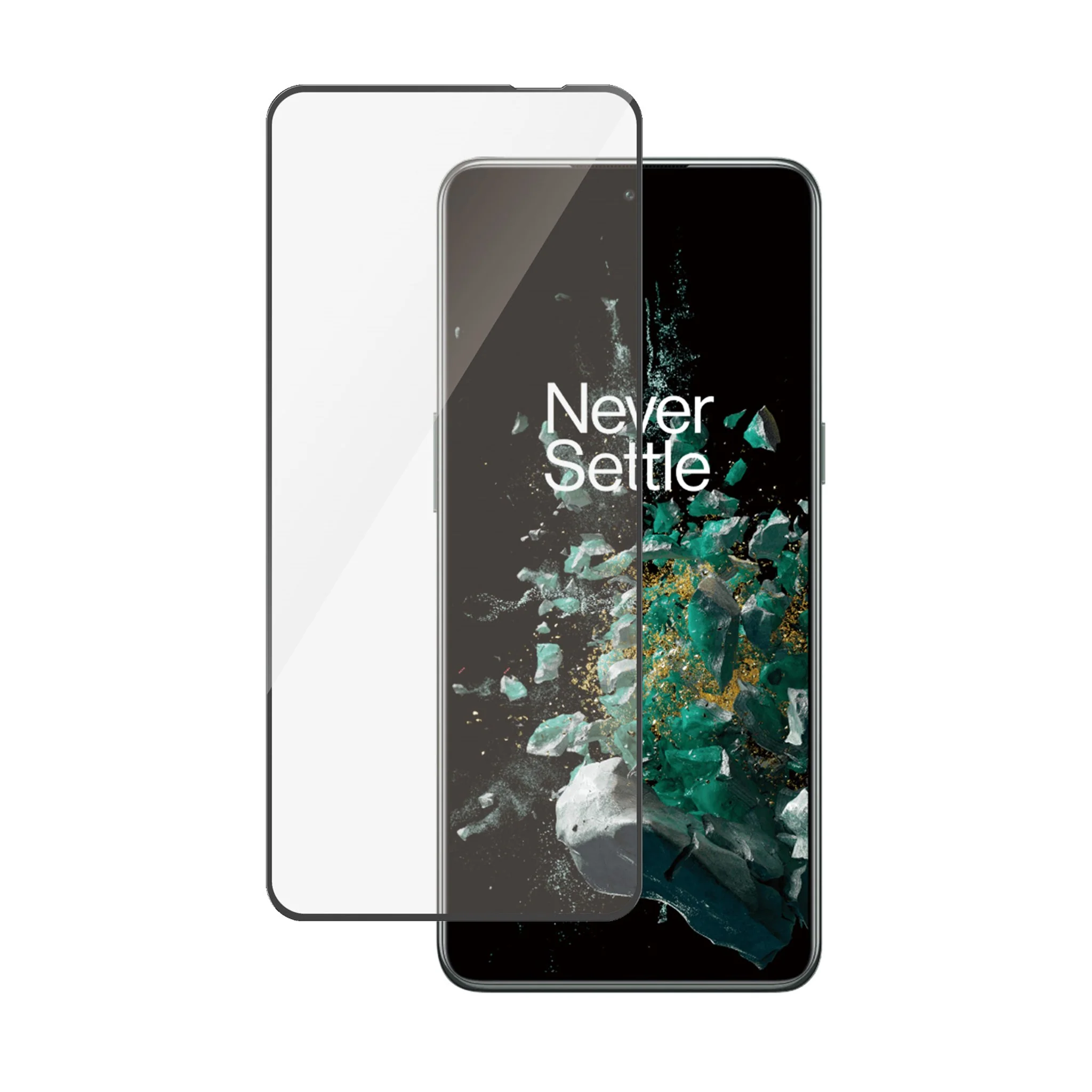 PanzerGlass® Screen Protector OnePlus 10T | 10R | 10R | 150W | Ultra-Wide Fit | Black