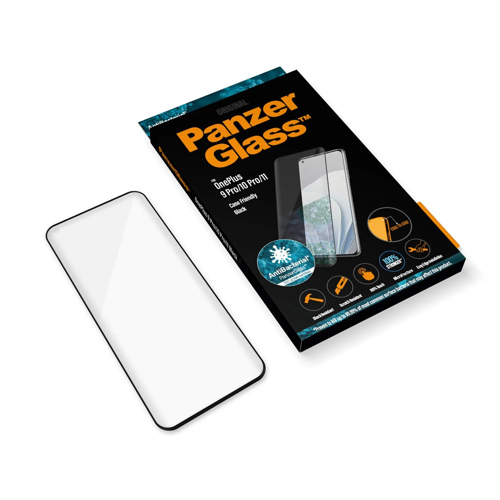 PanzerGlass® Screen Protector OnePlus 9 Pro | 10 Pro | 11 | Ultra-Wide Fit - Image 5