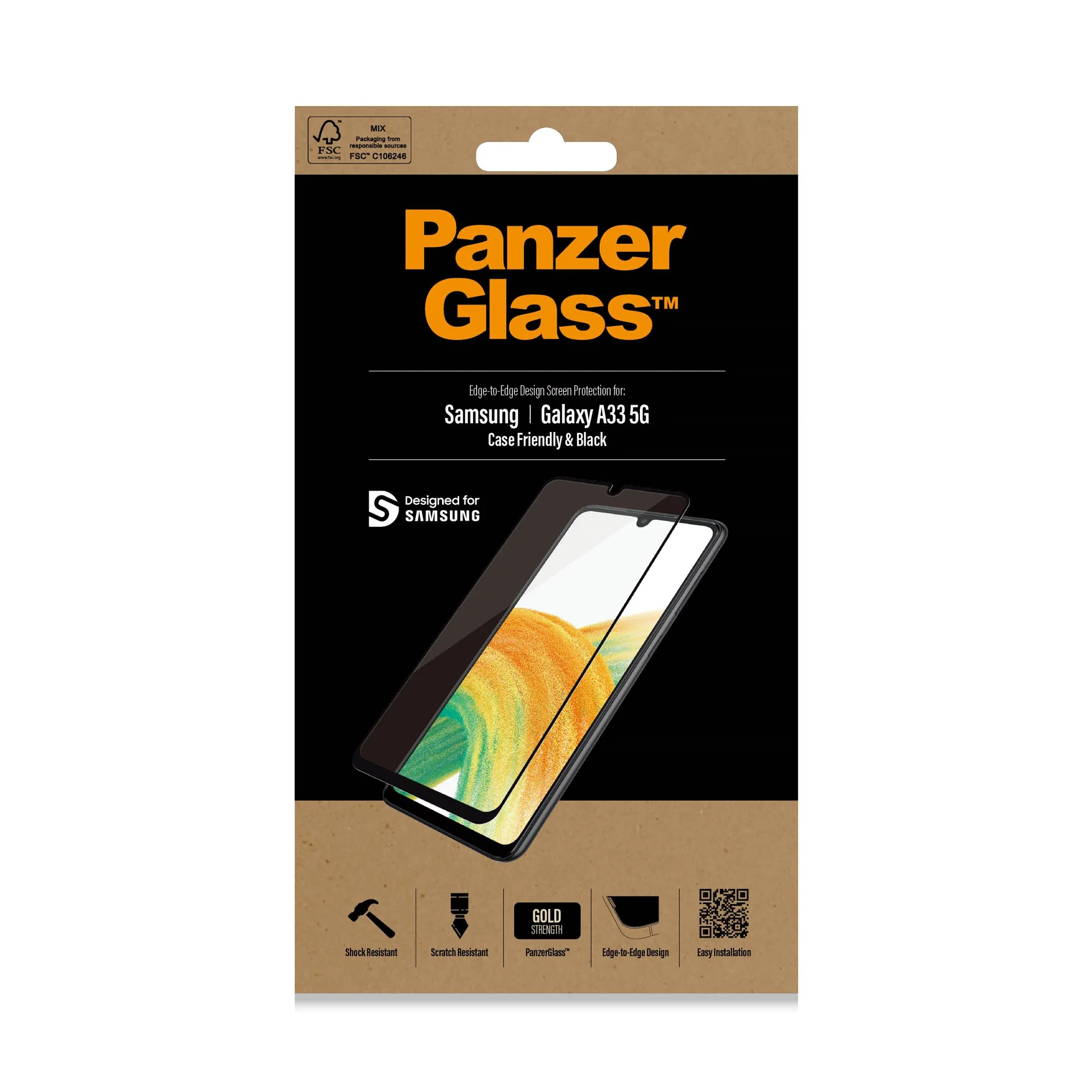 PanzerGlass® Screen Protector Samsung Galaxy A33 5G - Image 2