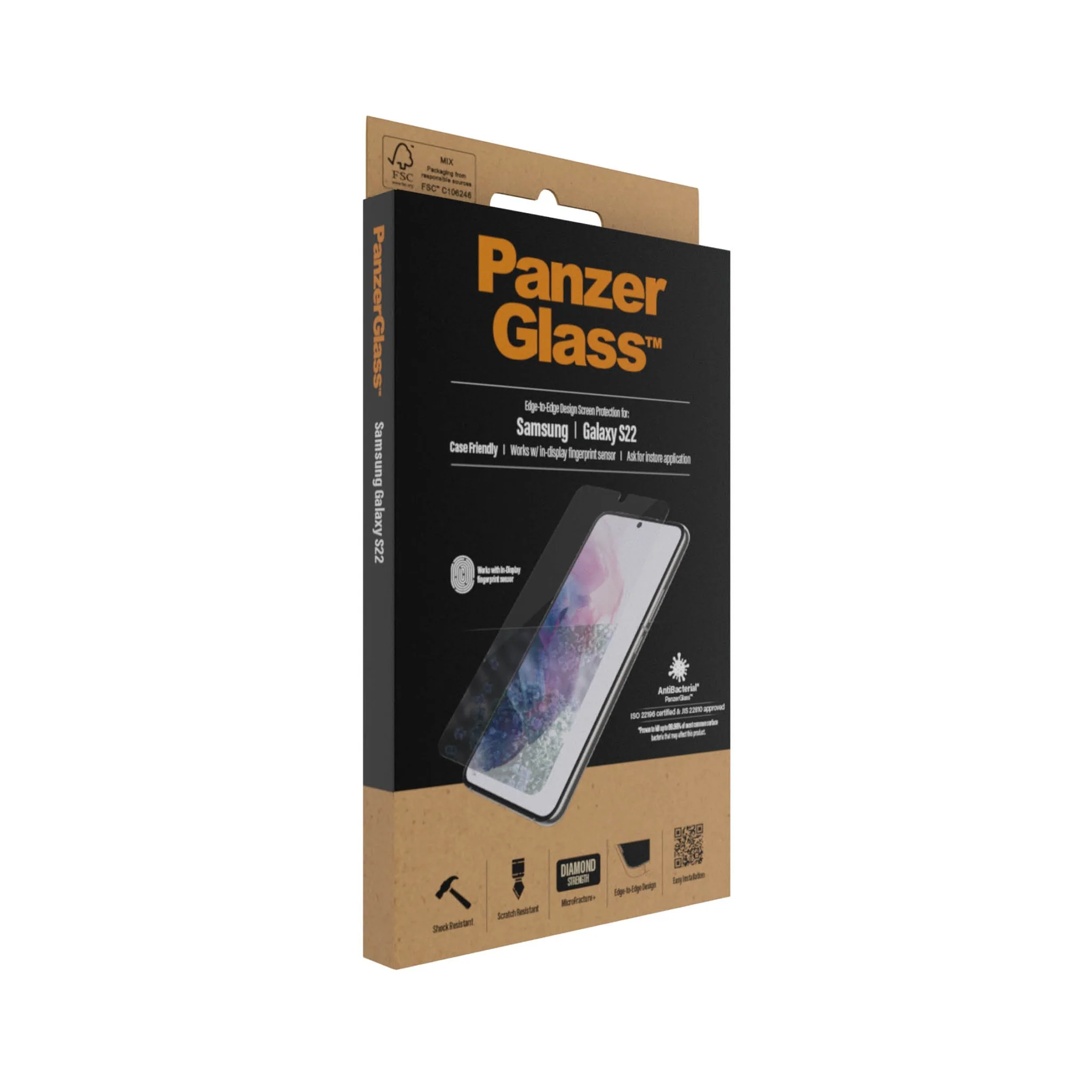 PanzerGlass® UltraForce1 Samsung Galaxy S22 5G | Screen Protector - Image 4