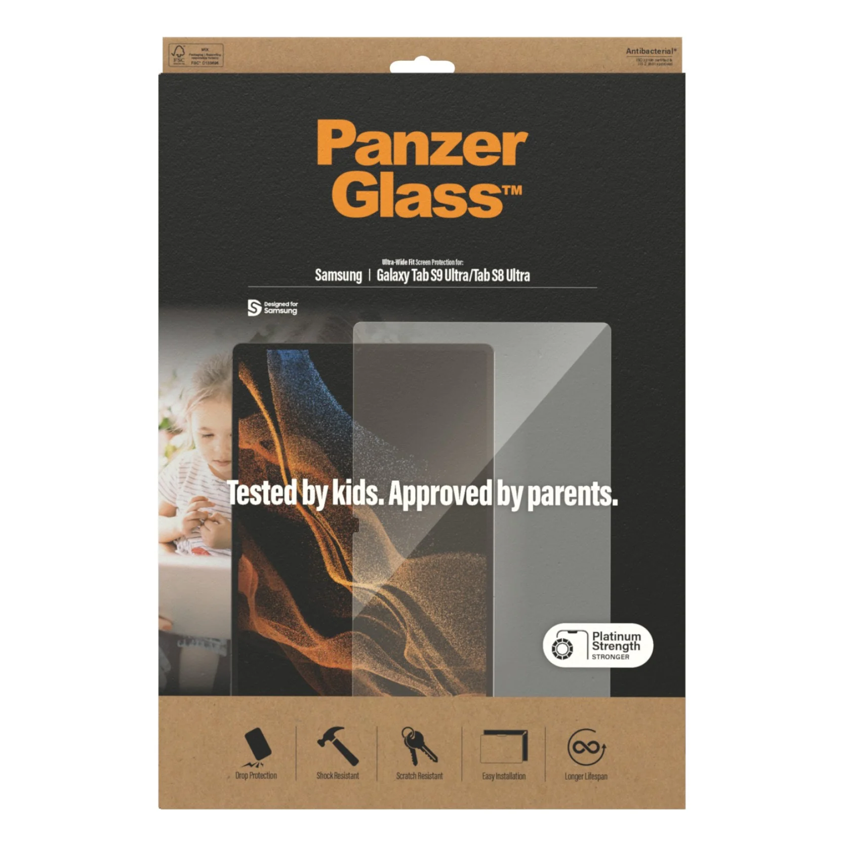 PanzerGlass® Screen Protector Samsung Galaxy Tab S8 Ultra | S9 Ultra | Ultra-Wide Fit - Image 6