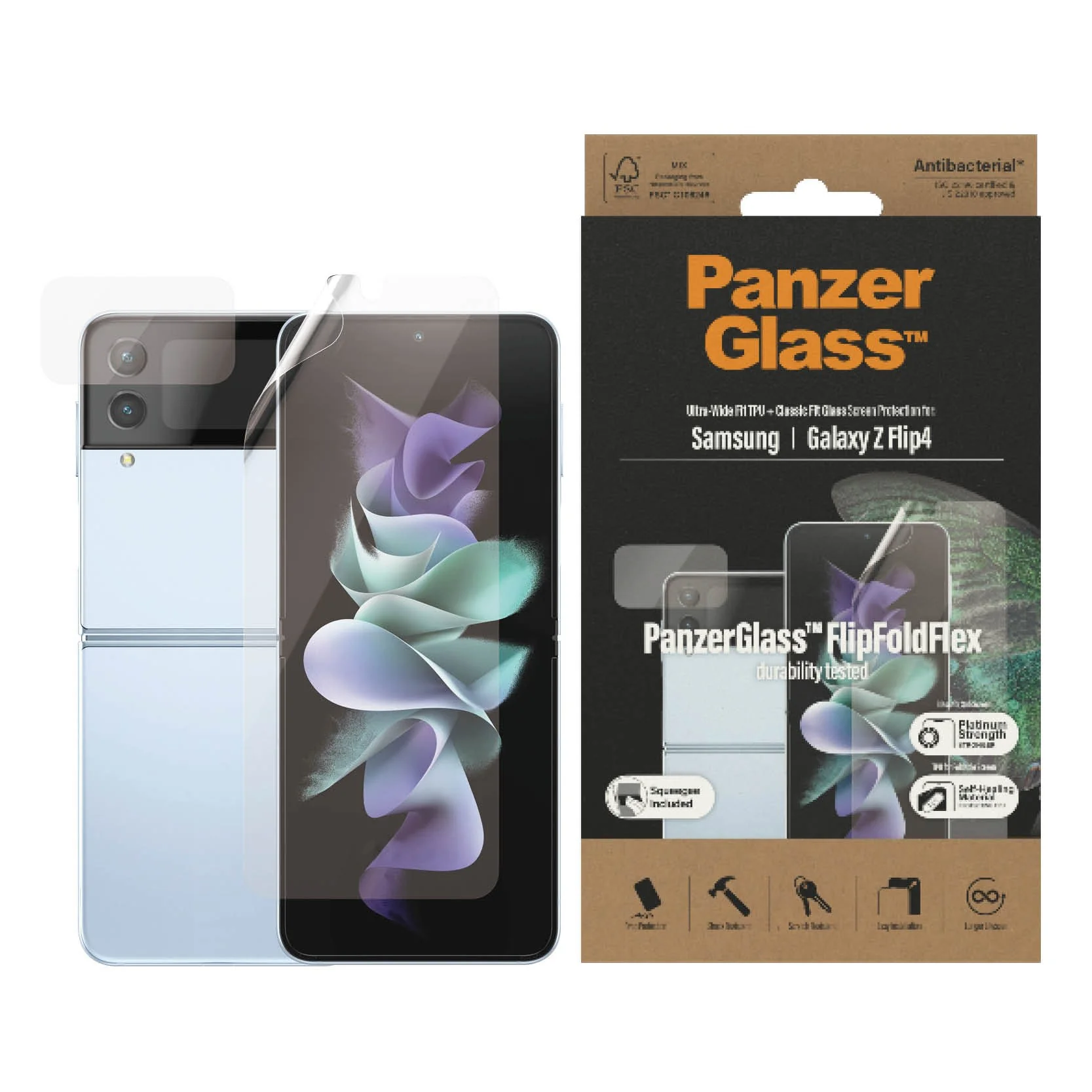 PanzerGlass® Screen Protector Samsung Galaxy Z Flip4 - Image 2