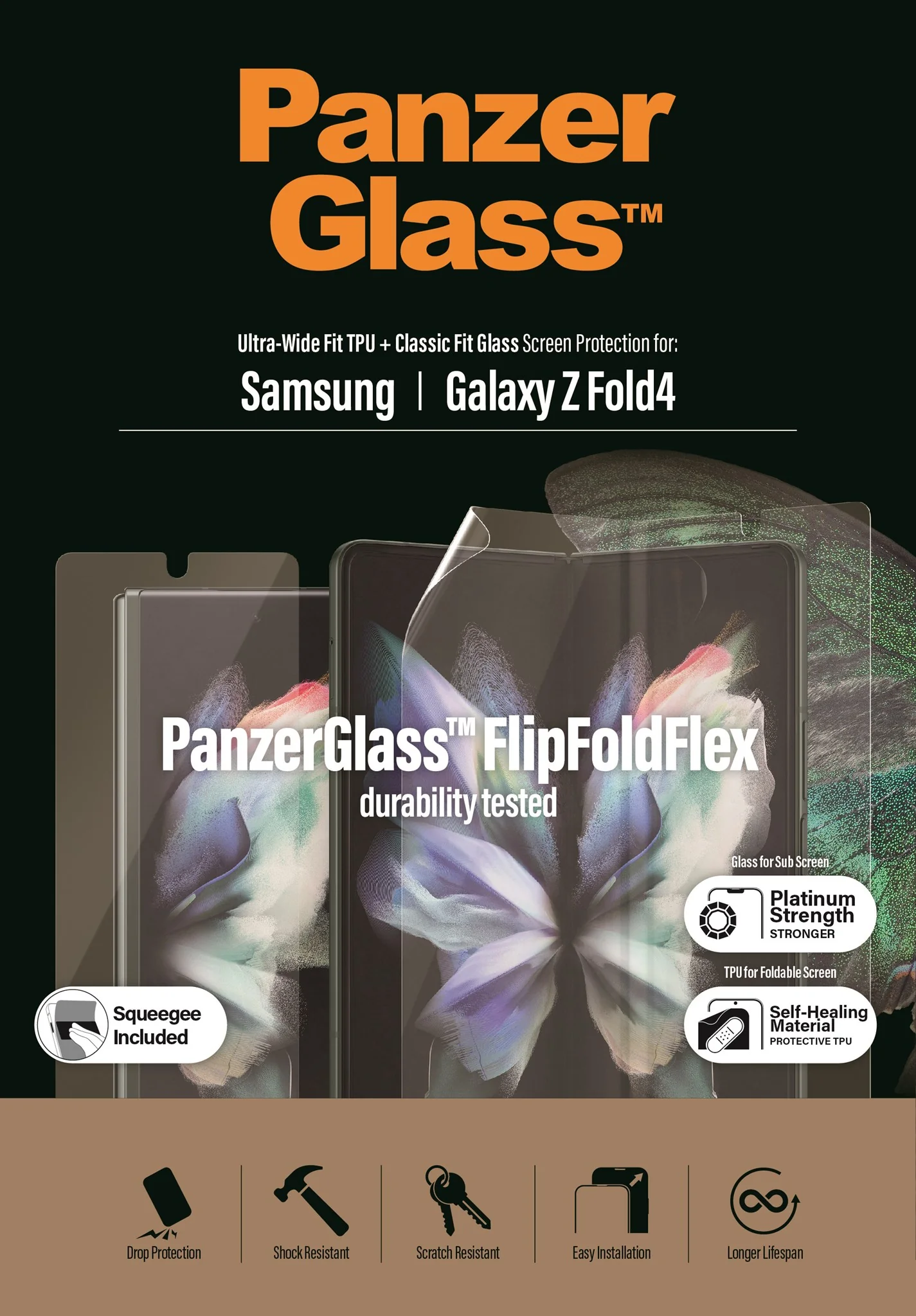 PanzerGlass® Screen Protector Samsung Galaxy Z Fold 4 | Fold 5 - Image 8