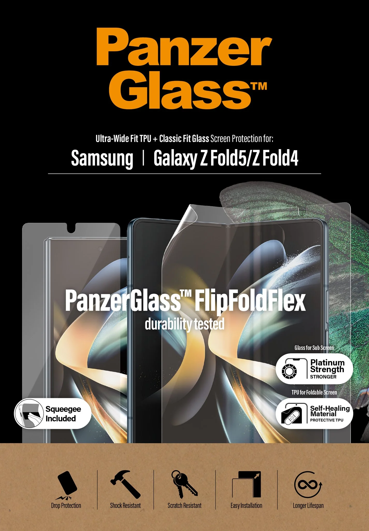 PanzerGlass® Screen Protector Samsung Galaxy Z Fold 4 | Fold 5 - Image 9