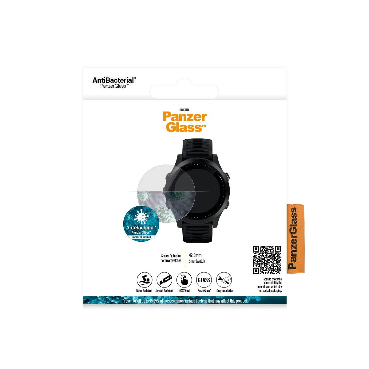 PanzerGlass® SmartWatch 42.5mm | Screen Protector Glass - Image 2