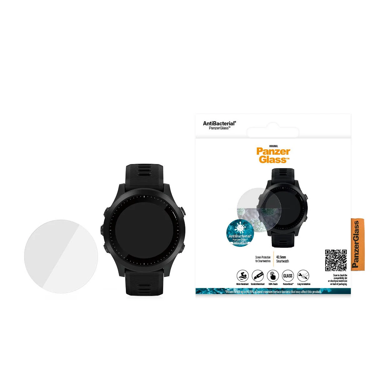 PanzerGlass® SmartWatch 42.5mm | Screen Protector Glass - Image 3
