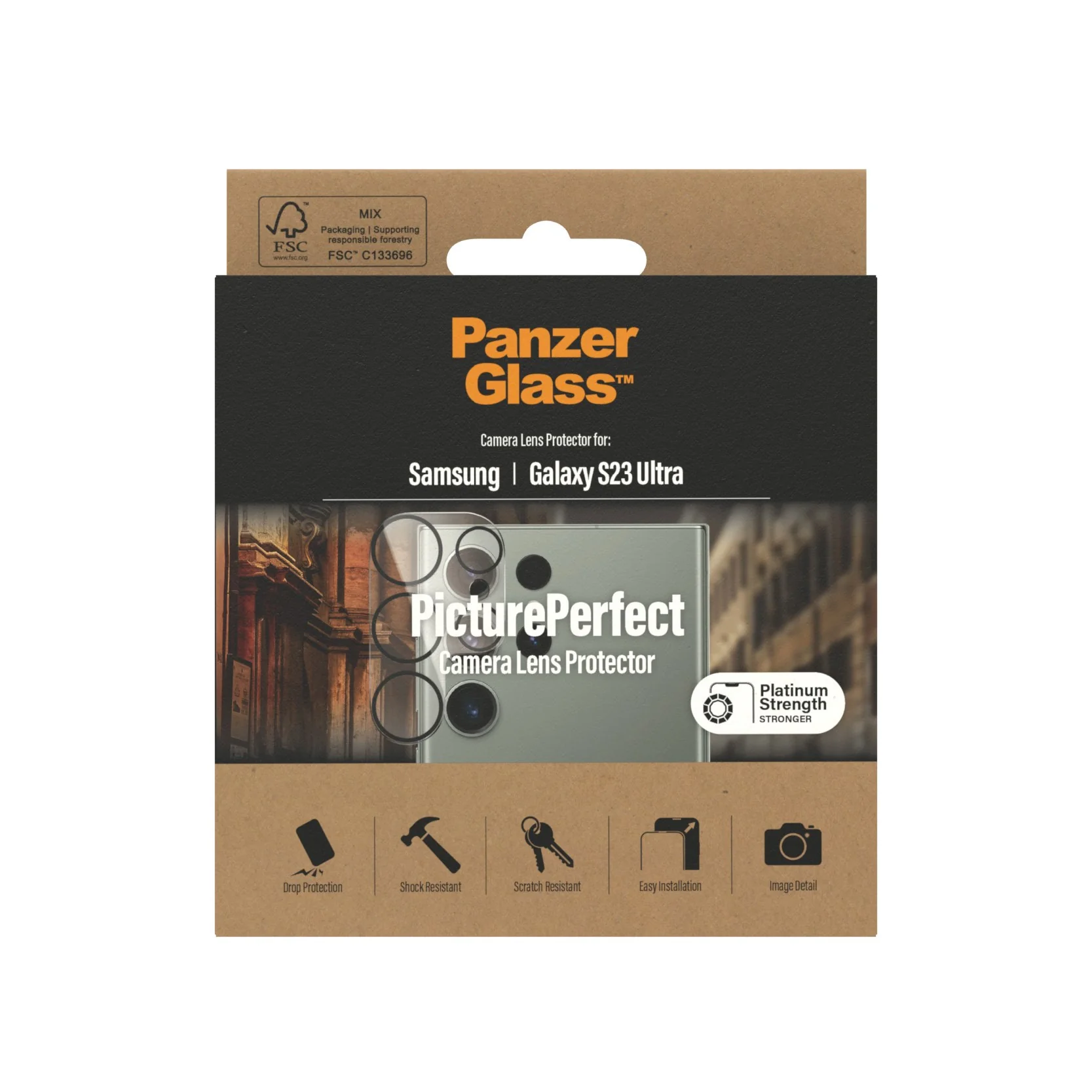 PanzerGlass® PicturePerfect Camera Lens Protector Samsung Galaxy S23 Ultra - Image 3