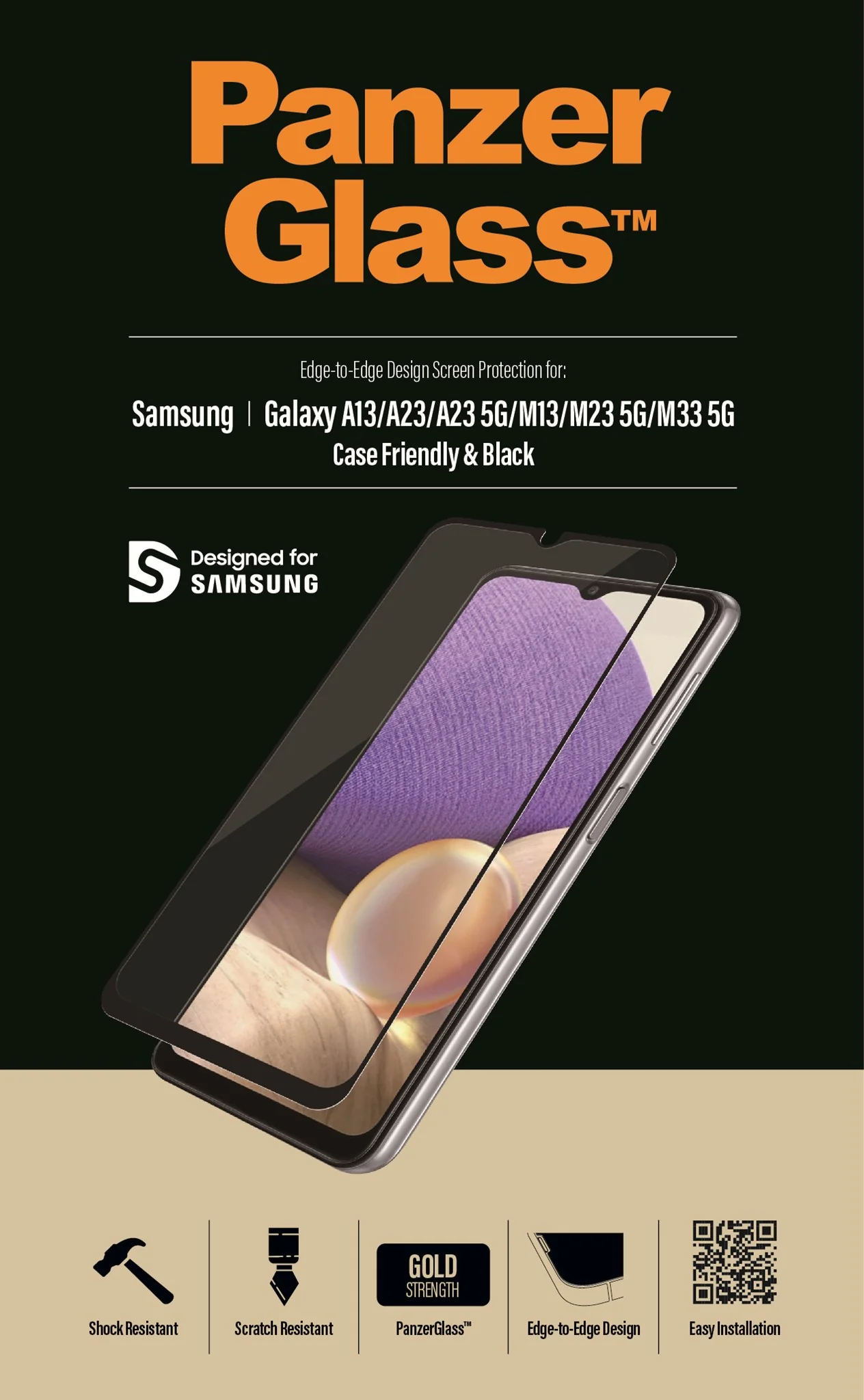 PanzerGlass® Screen Protector Samsung Galaxy A13 | A23 | A23 5G | M13 | M23 5G | M33 5G - Image 9