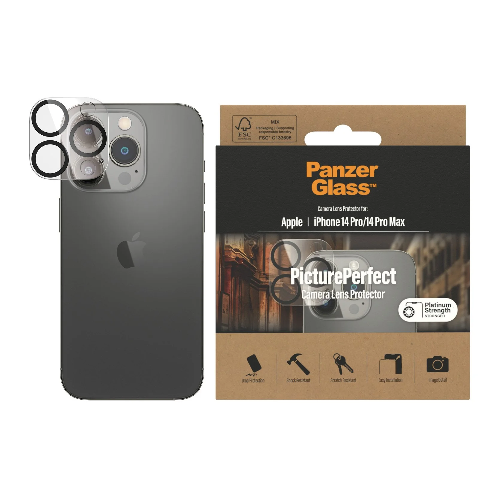 PanzerGlass® PicturePerfect Camera Lens Protector iPhone 14 Pro | 14 Pro Max - Image 2