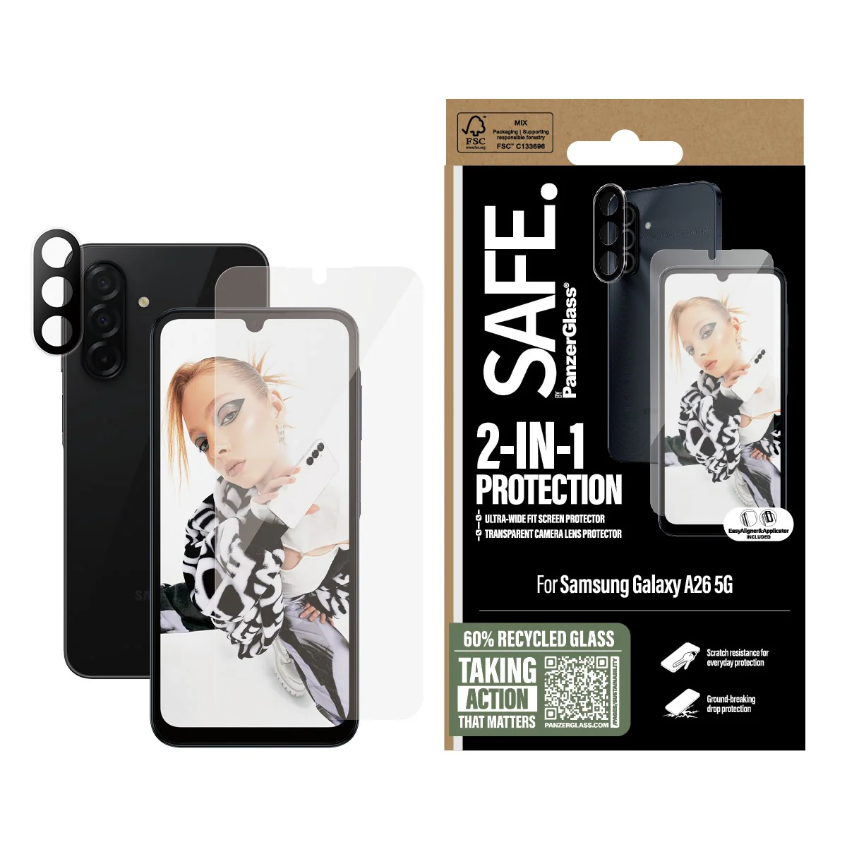 SAFE. by PanzerGlass® 2-in-1 Bundle Samsung Galaxy A26 5G - Image 2