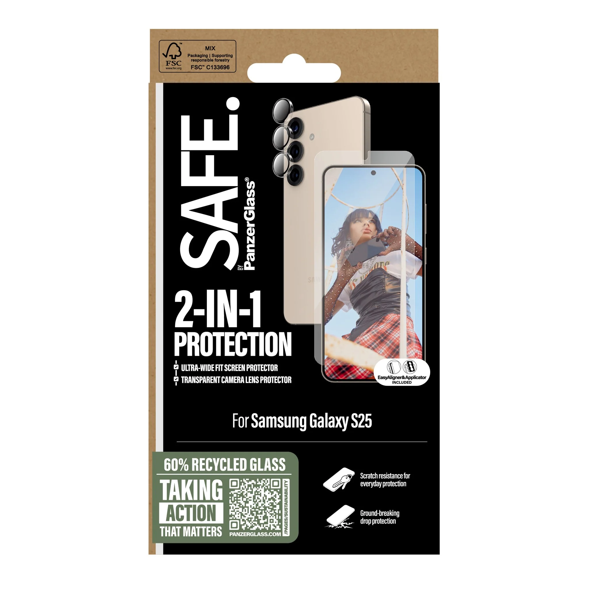 SAFE. by PanzerGlass® 2-in-1 Bundle Samsung Galaxy S25 - Image 3
