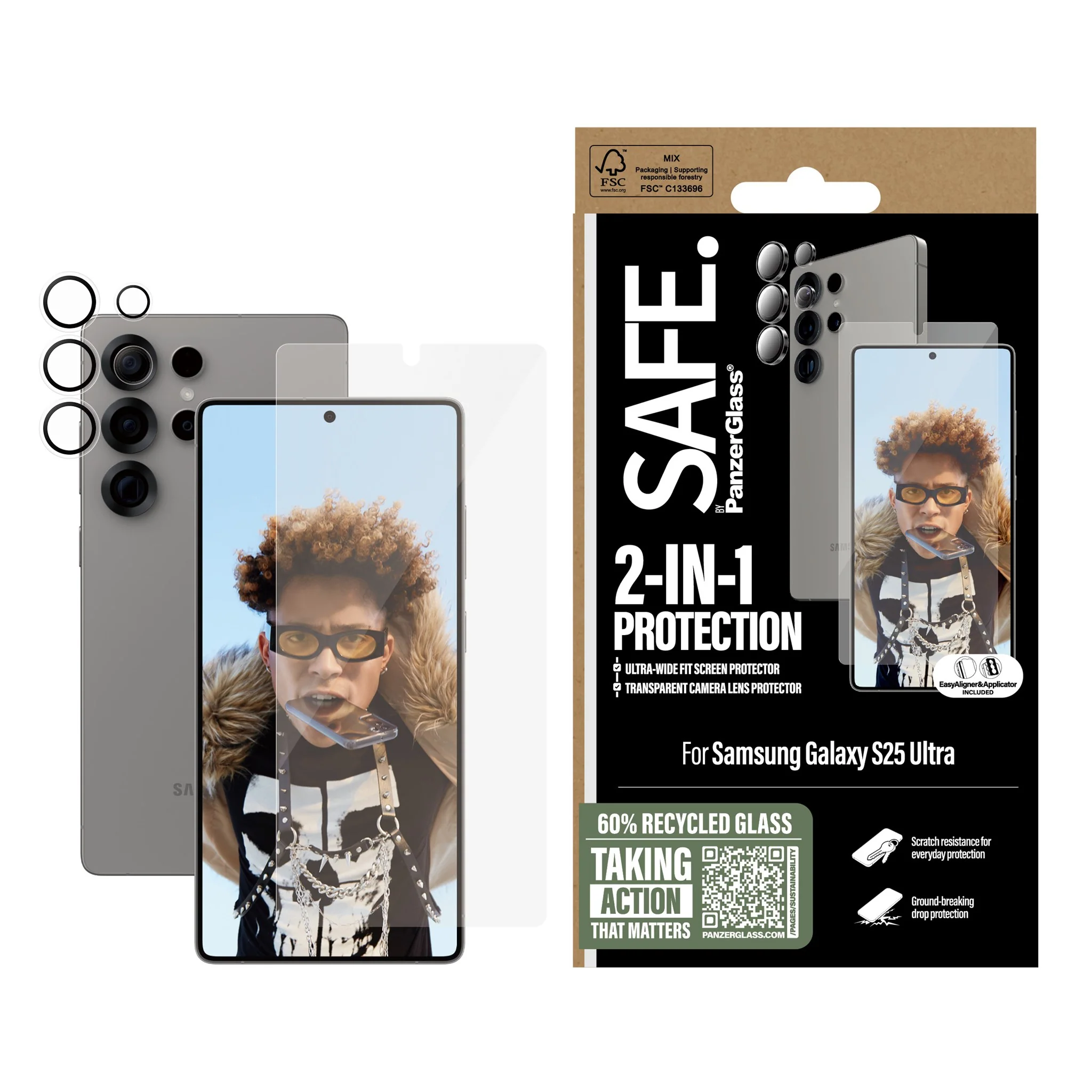 SAFE. by PanzerGlassÂź 2-in-1 Bundle Samsung Galaxy S25 Ultra - Image 2
