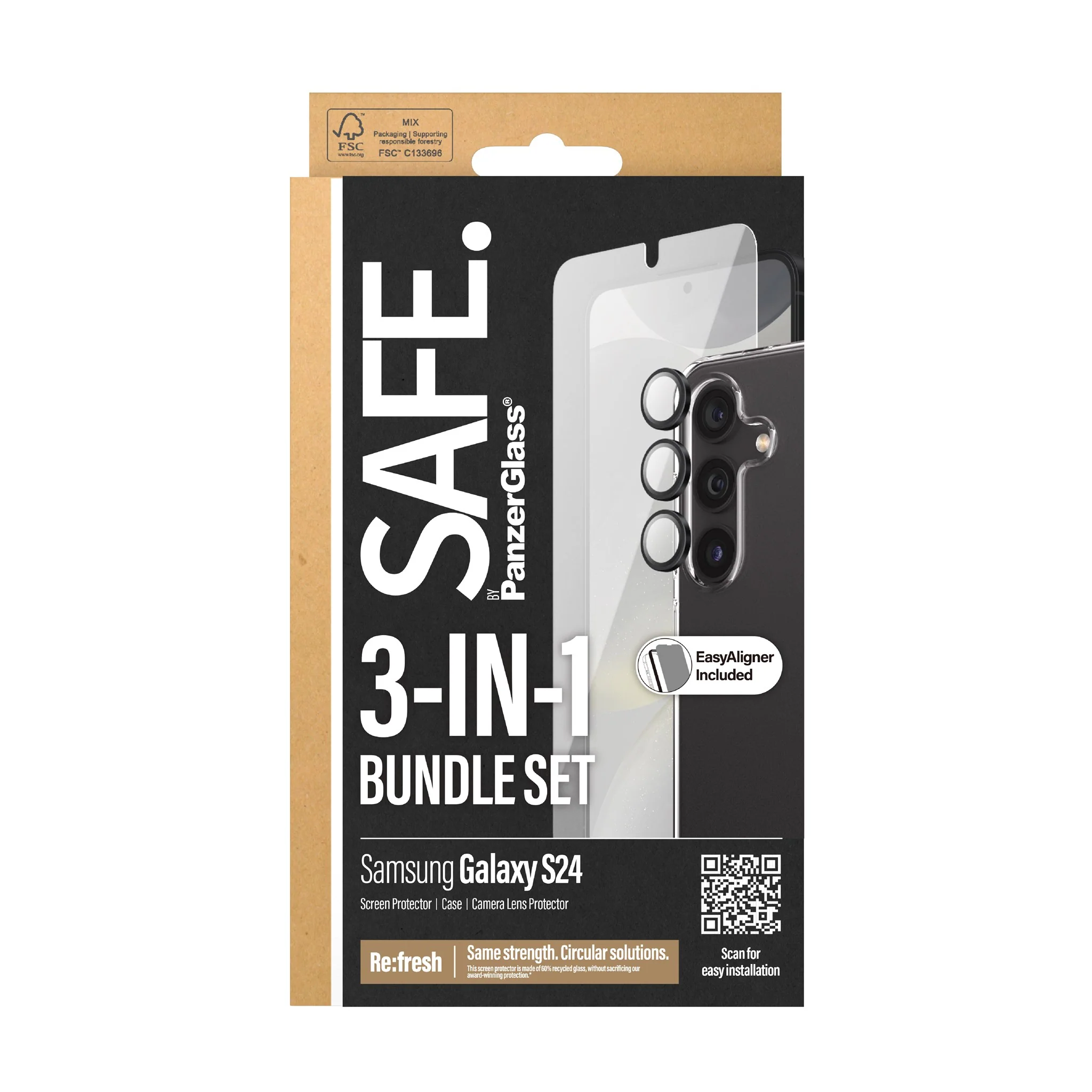 SAFE. by PanzerGlass® 3-in-1 Bundle Samsung Galaxy S24 - Image 3