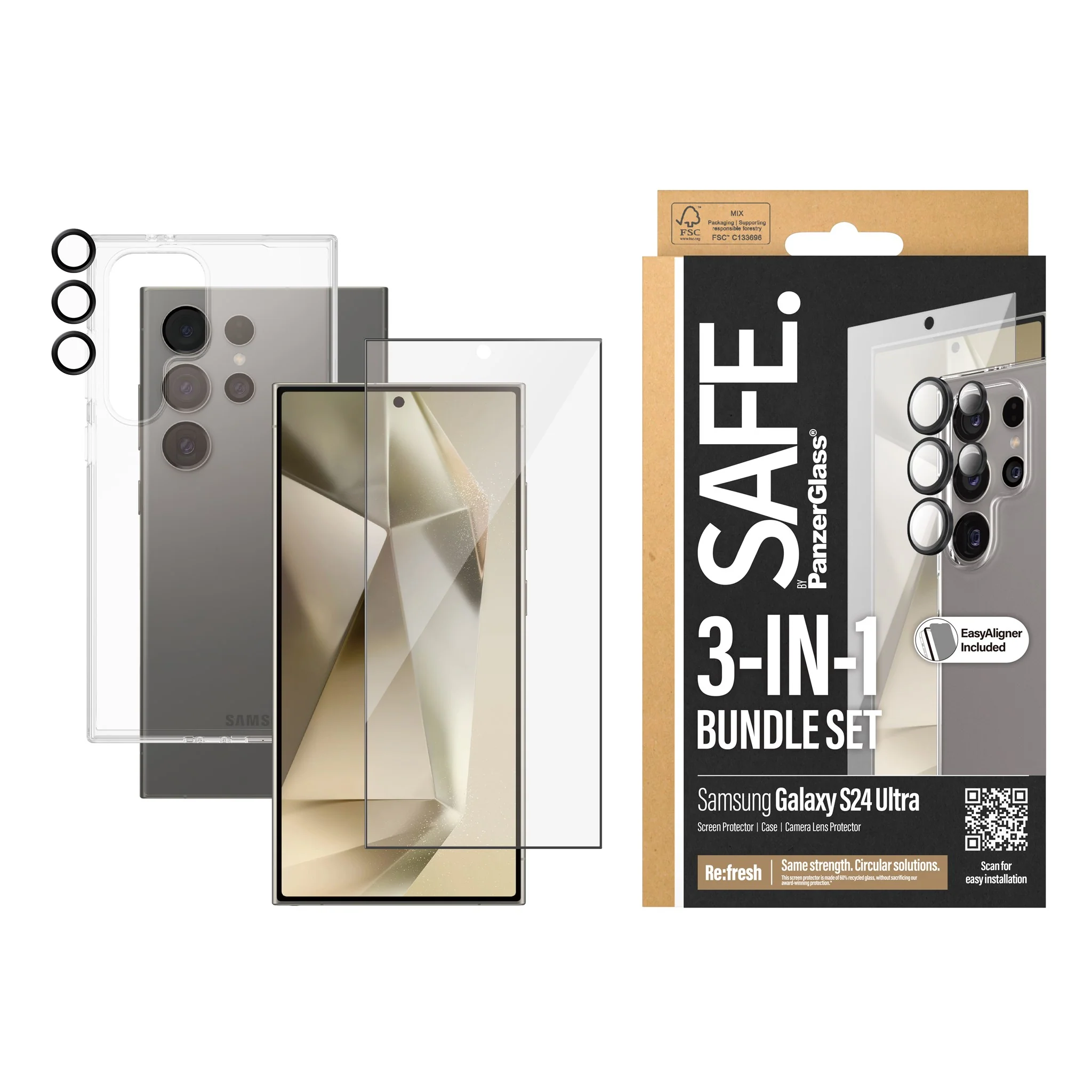 SAFE. by PanzerGlassÂź 3-in-1 Bundle Samsung Galaxy S24 Ultra - Image 2