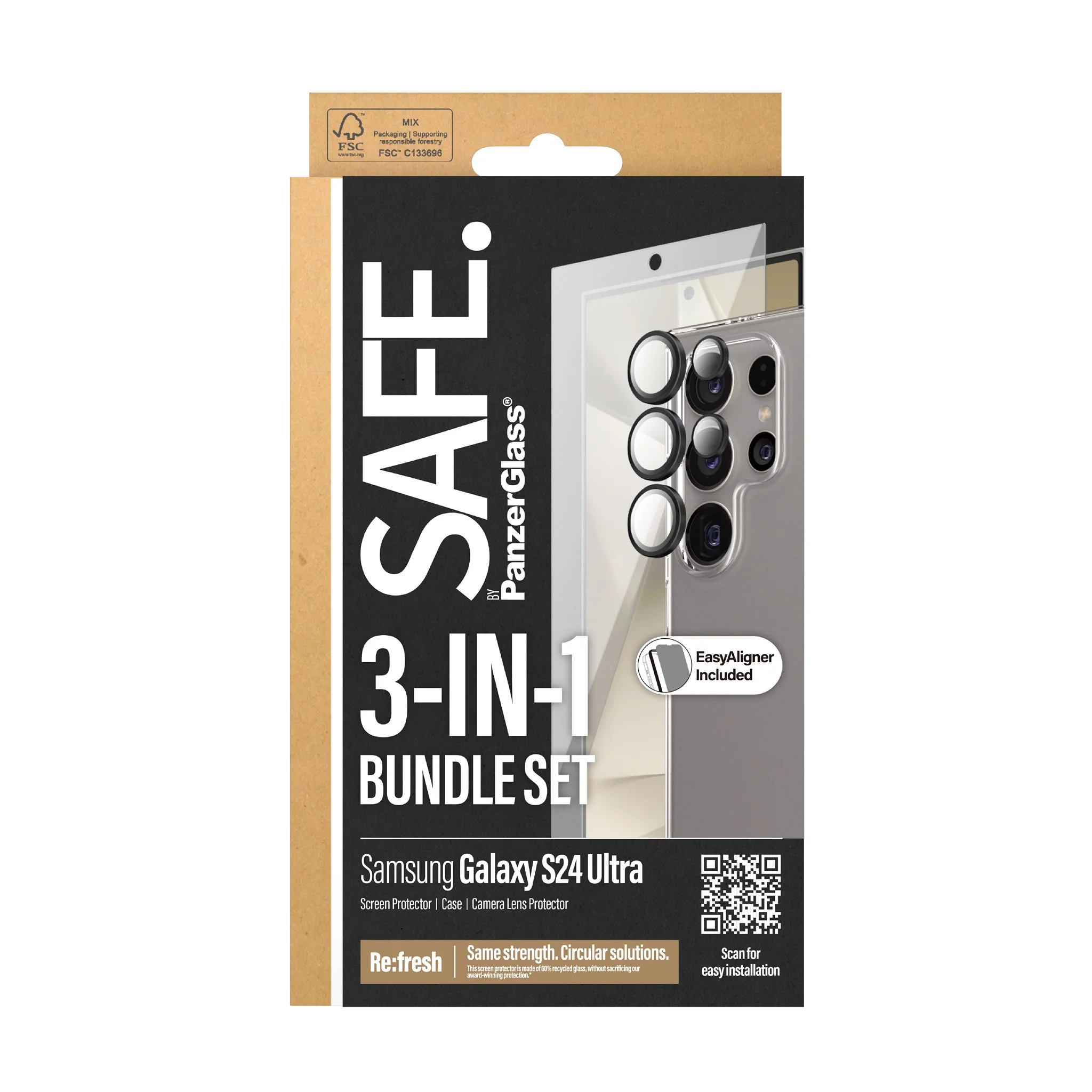 SAFE. by PanzerGlassÂź 3-in-1 Bundle Samsung Galaxy S24 Ultra - Image 3