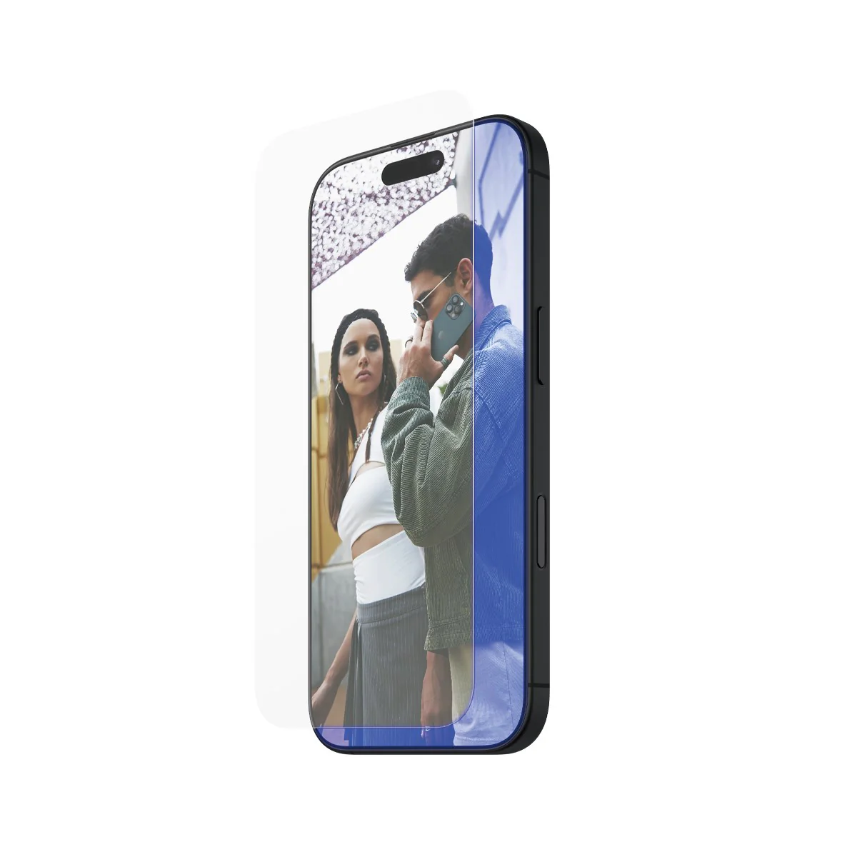 SAFE. by PanzerGlass® Anti-Blue Light Screen Protector iPhone 16 | 15 | Ultra-Wide Fit