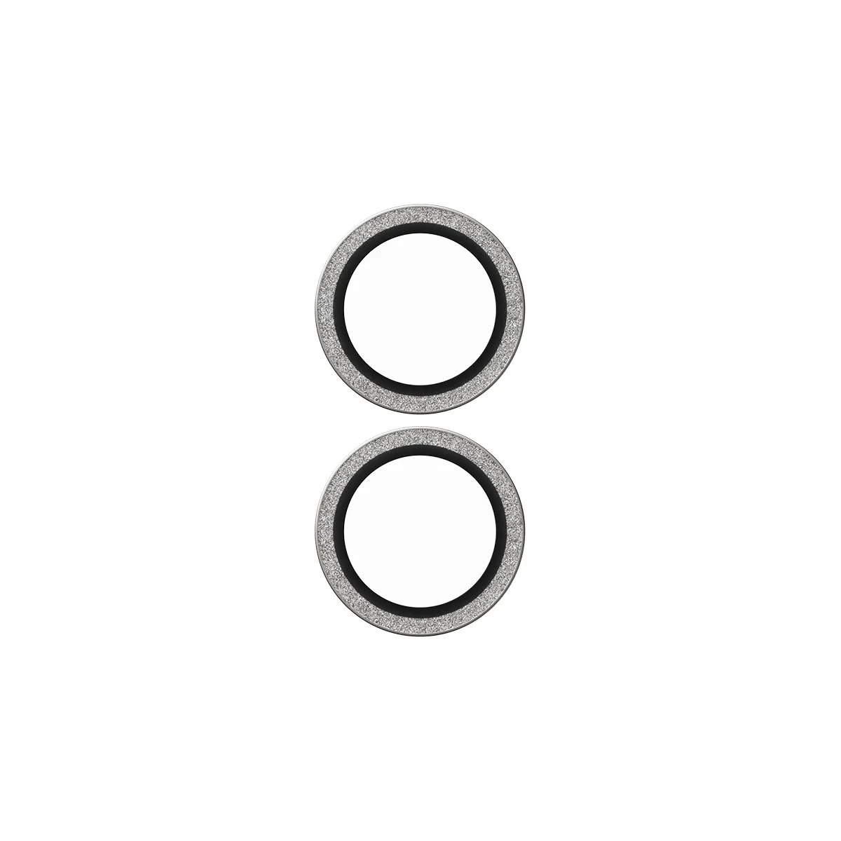 SAFE. by PanzerGlass® Camera Lens Protector Glitter Silver iPhone 16 | 16 Plus - Image 4