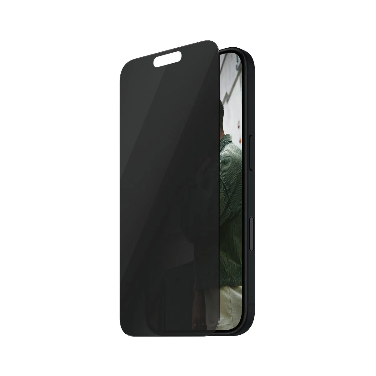 SAFE. by PanzerGlassÂź 2-Way Privacy Screen Protector iPhone 16 | 15 | Ultra-Wide Fit
