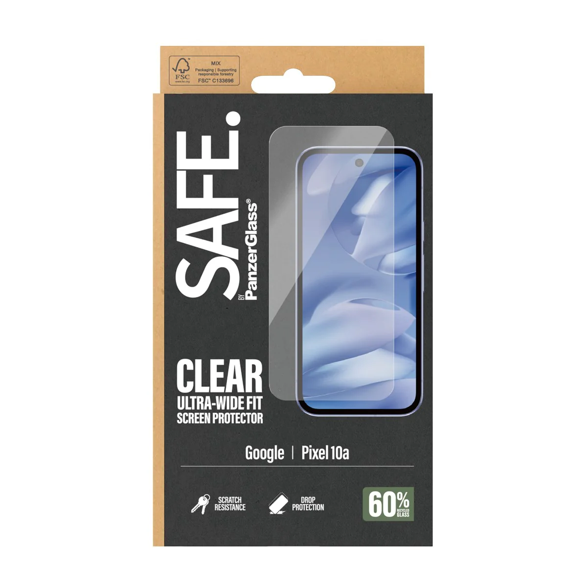 SAFE. by PanzerGlass® Screen Protector Google Pixel 10a 5G | Ultra-Wide Fit - Image 3