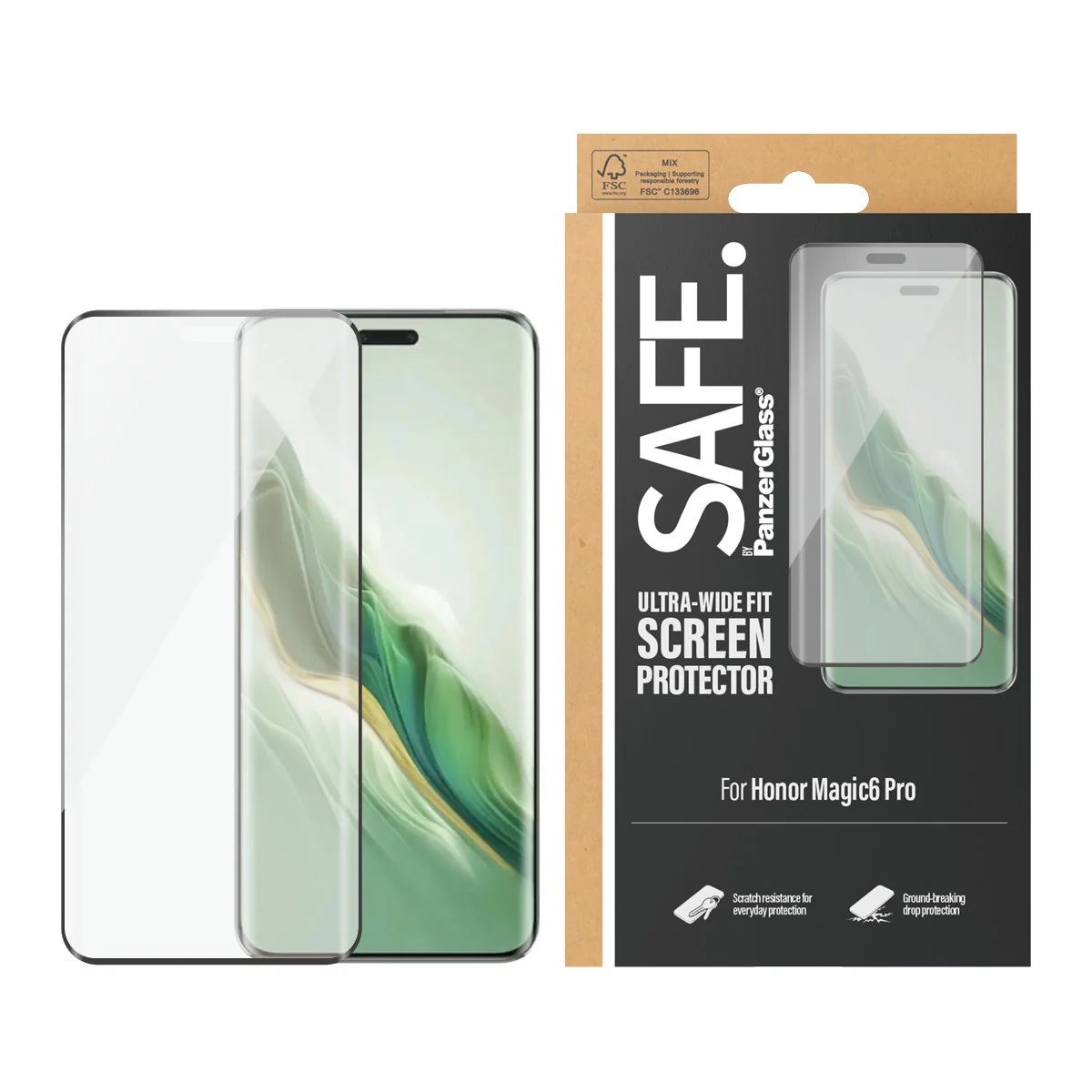 SAFE. by PanzerGlass® Screen Protector Huawei Honor Magic6 Pro | Ultra-Wide Fit - Image 2