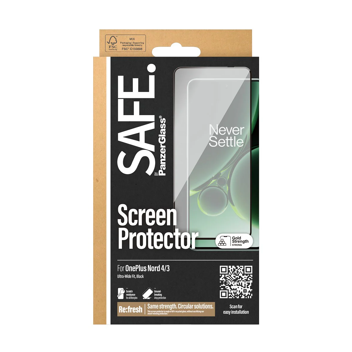 SAFE. by PanzerGlass® Screen Protector OnePlus Nord 4 | 3 | Ultra-Wide Fit - Image 3