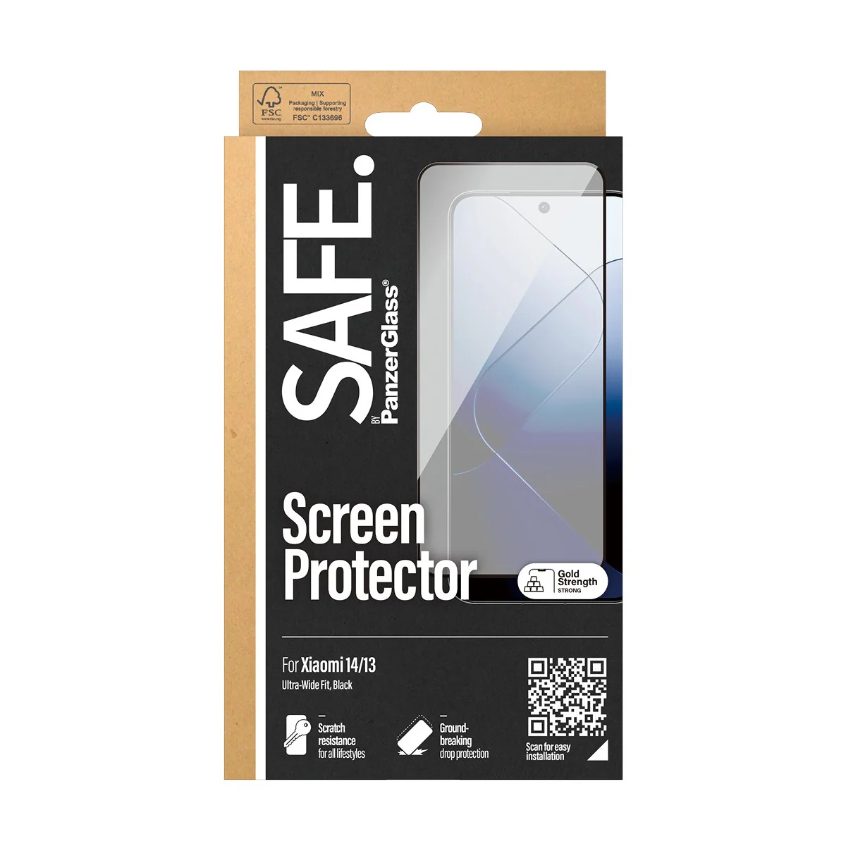 SAFE. by PanzerGlass® Screen Protector Xiaomi 14 | 13 | Ultra-Wide Fit - Image 3