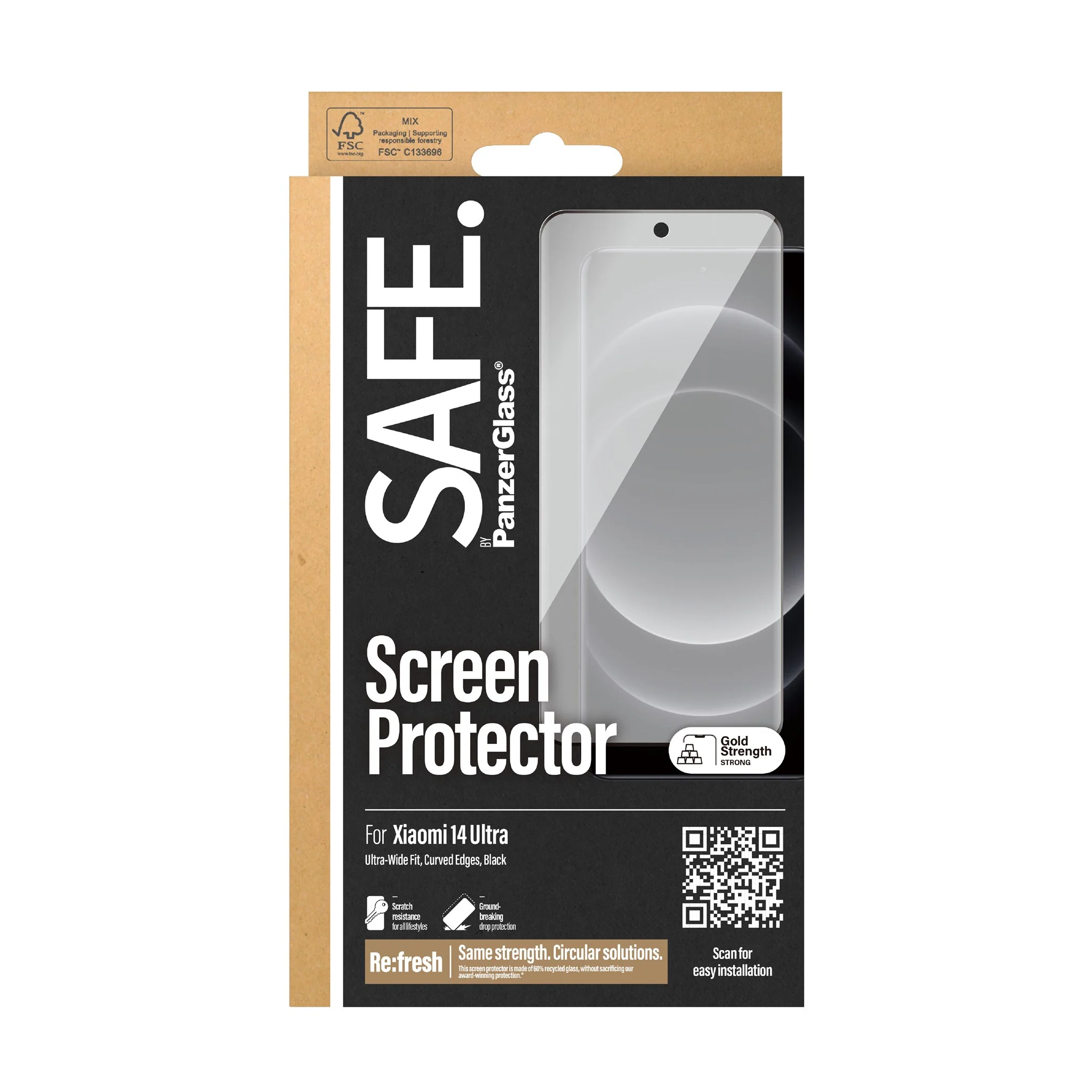 SAFE. by PanzerGlass® Screen Protector Xiaomi 14 Ultra | Ultra-Wide Fit - Image 3