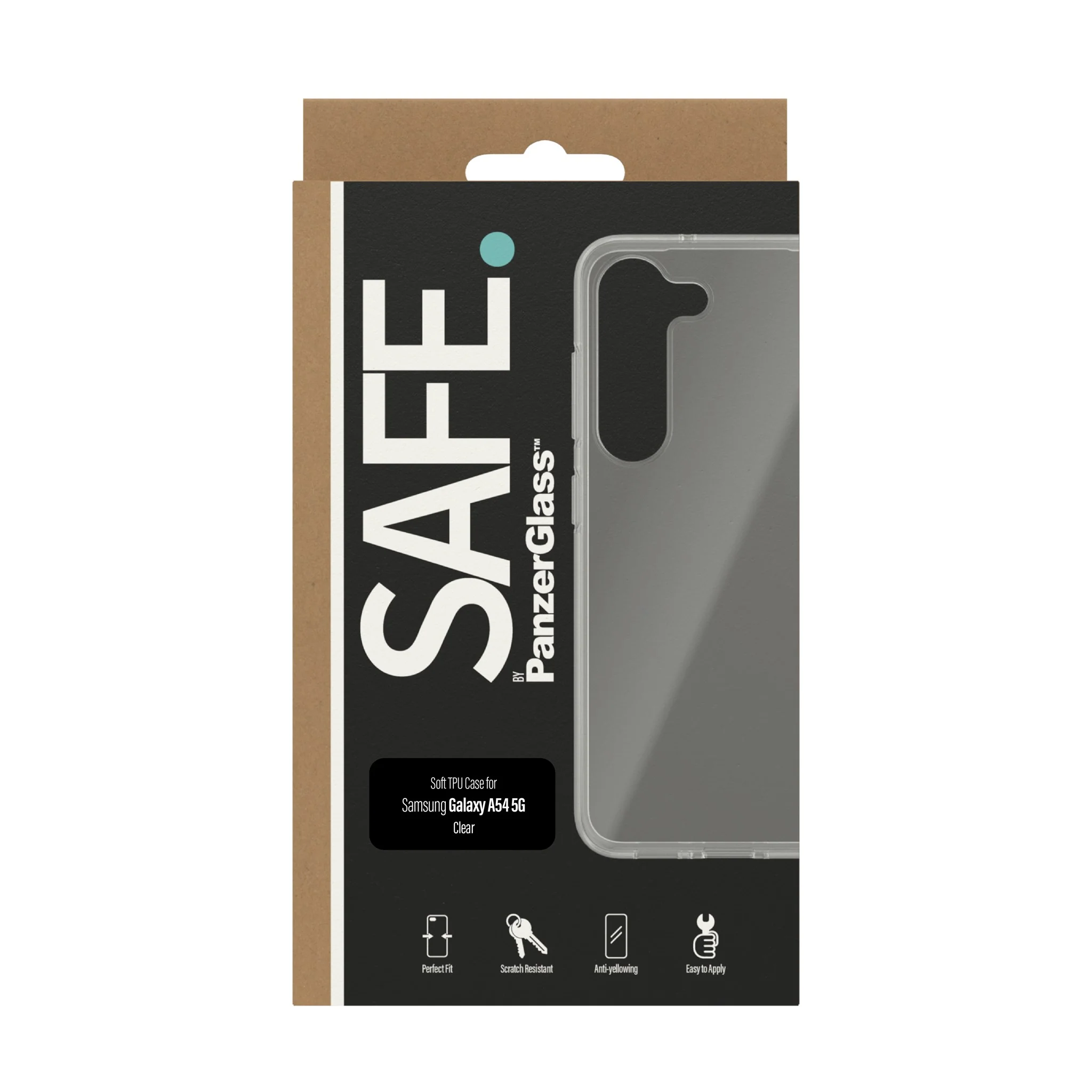 SAFE. by PanzerGlass® TPU Case Samsung Galaxy S23 | Transparent - Image 3