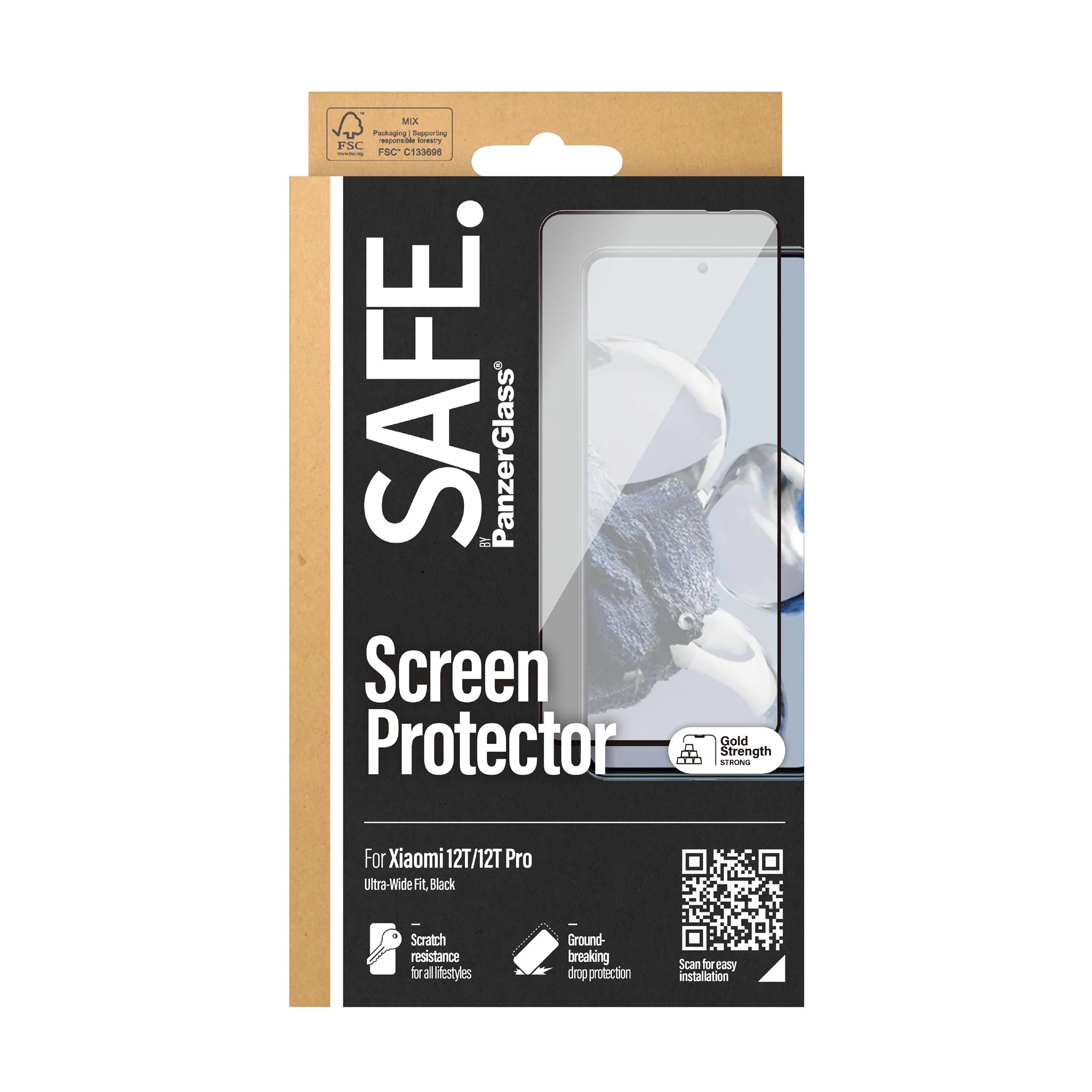 SAFE. by PanzerGlass® Screen Protector Xiaomi 12T | 12T Pro | Ultra-Wide Fit - Image 3