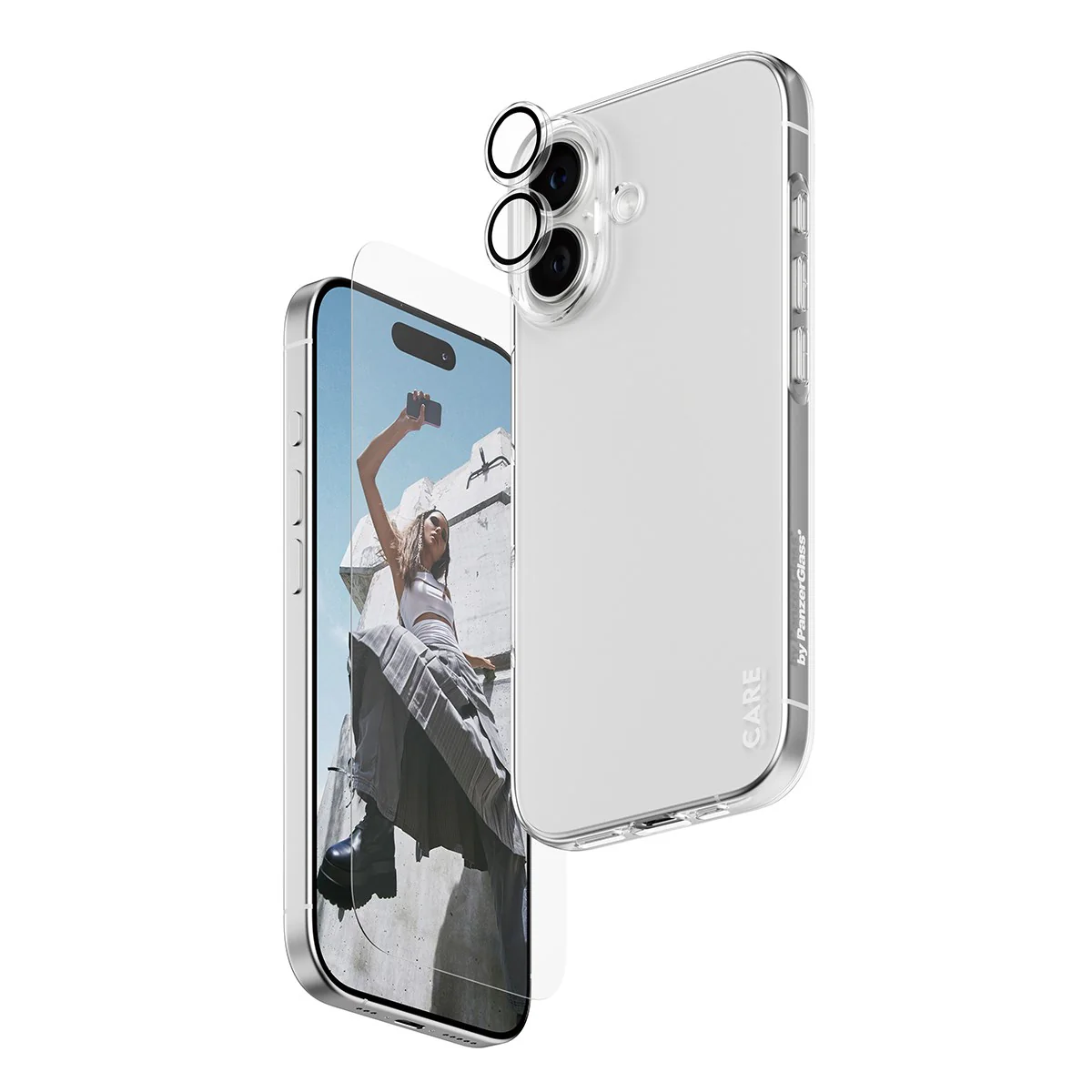 SAFE. | CARE⢠by PanzerGlass® 3-in-1 Combo Bundle iPhone 17