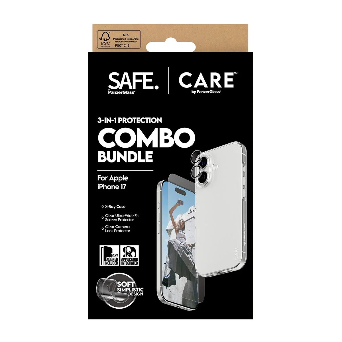 SAFE. | CARE⢠by PanzerGlass® 3-in-1 Combo Bundle iPhone 17 - Image 3