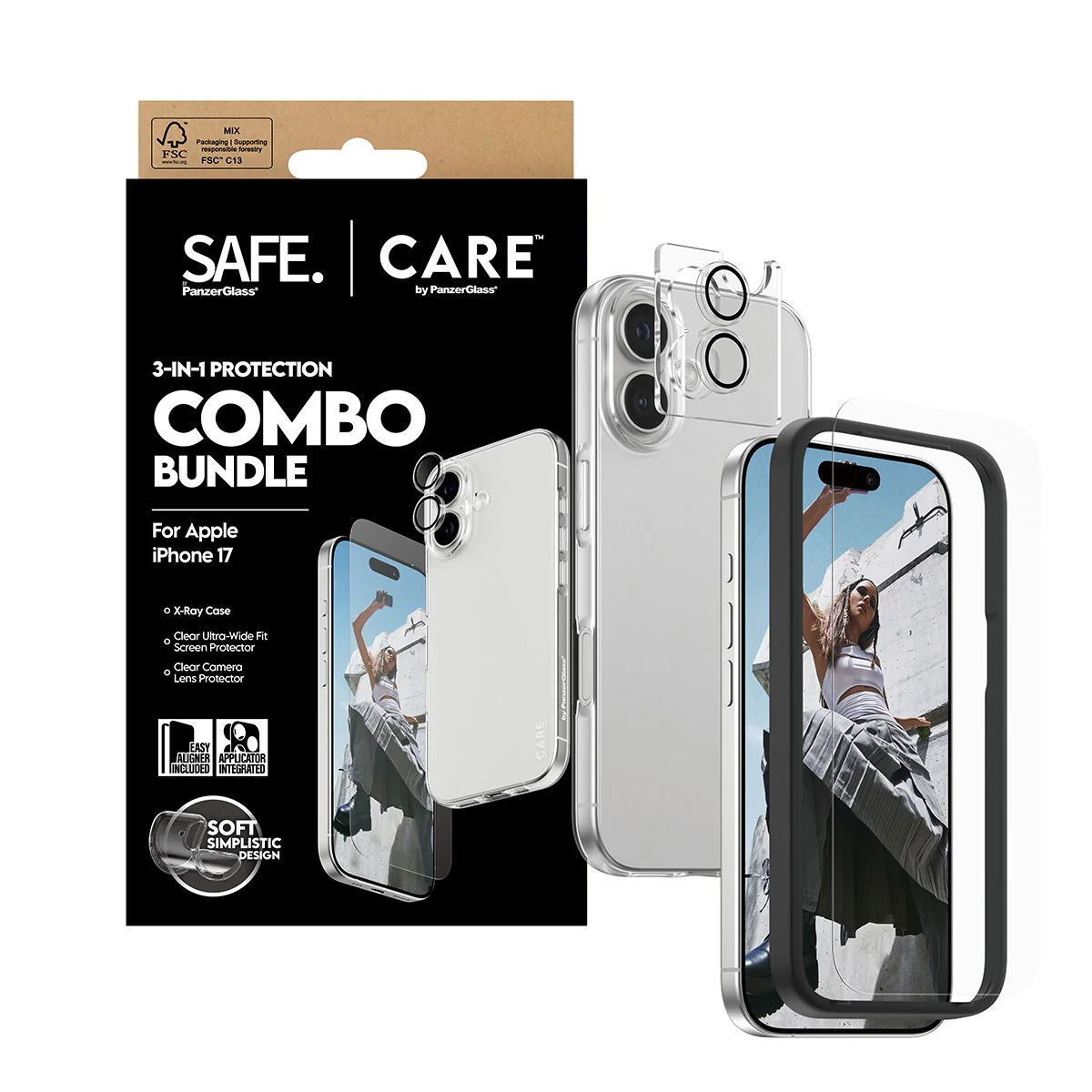 SAFE. | CARE⢠by PanzerGlass® 3-in-1 Combo Bundle iPhone 17 - Image 5