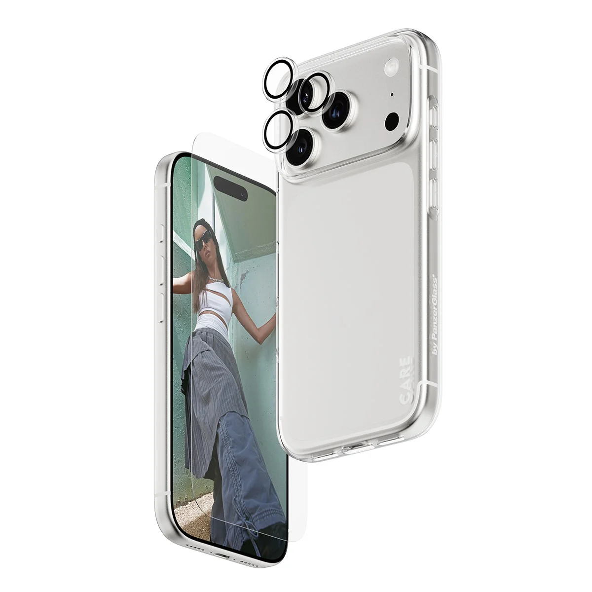SAFE. | CARE™ by PanzerGlass® 3-in-1 Combo Bundle iPhone 17 Pro
