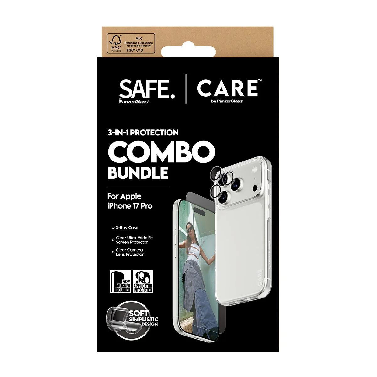 SAFE. | CARE™ by PanzerGlass® 3-in-1 Combo Bundle iPhone 17 Pro - Image 3