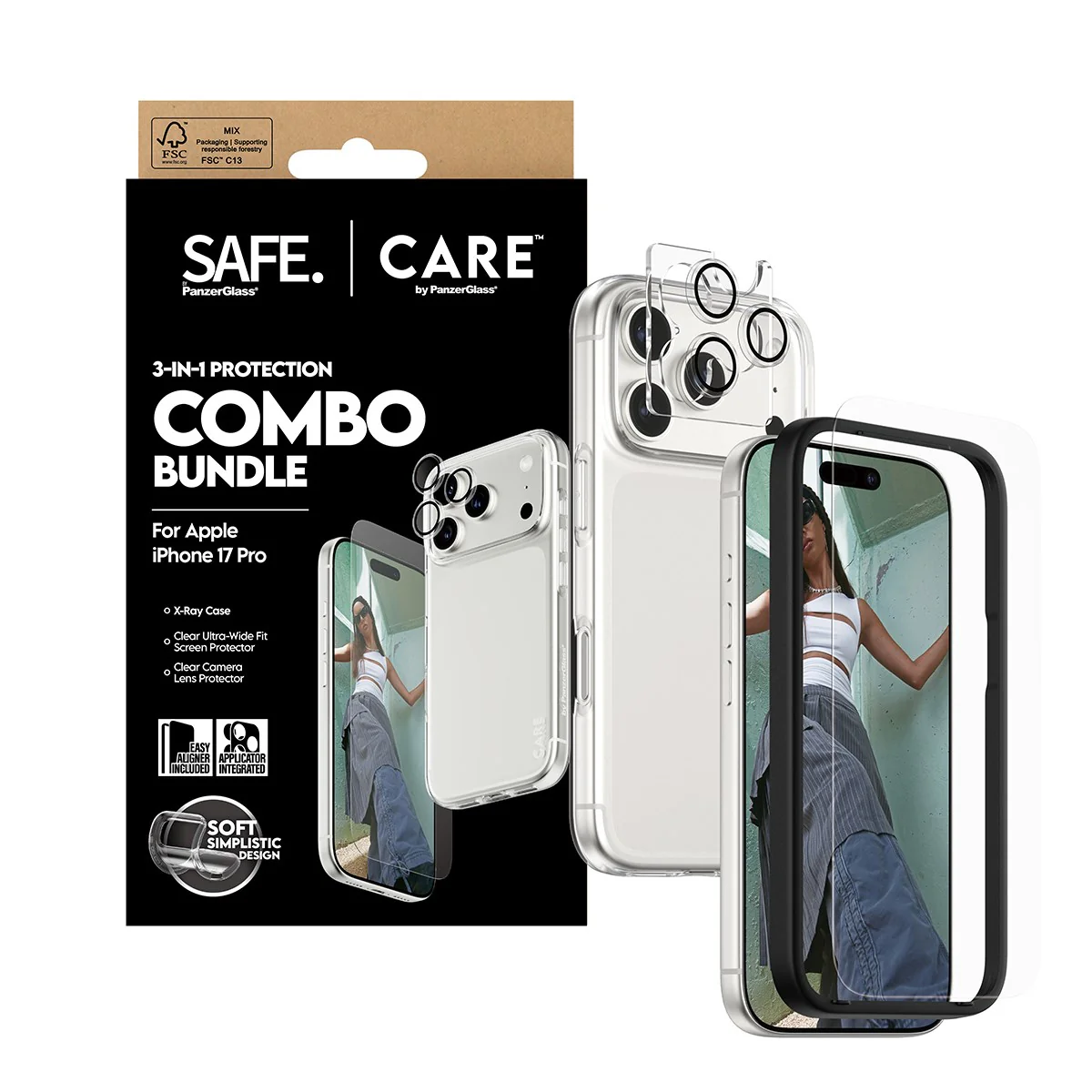 SAFE. | CARE™ by PanzerGlass® 3-in-1 Combo Bundle iPhone 17 Pro - Image 5