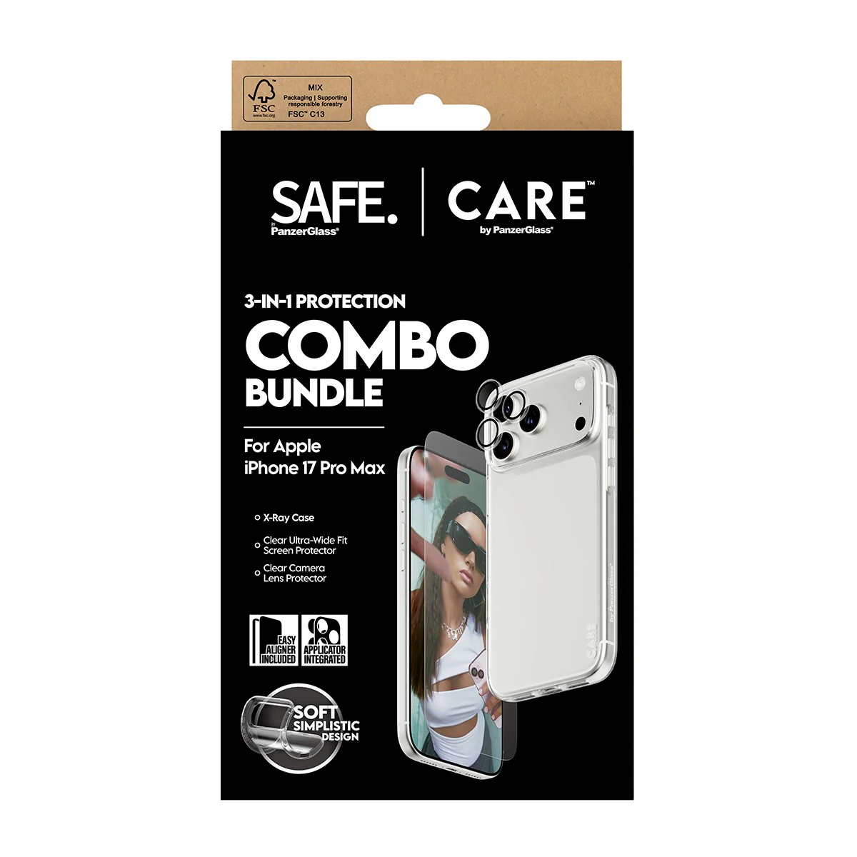SAFE. | CARE™ by PanzerGlass® 3-in-1 Combo Bundle iPhone 17 Pro Max - Image 3