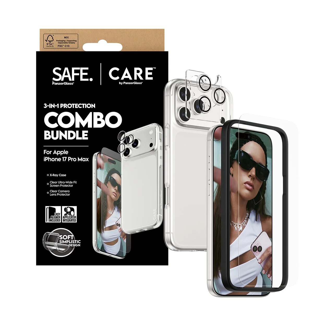 SAFE. | CARE™ by PanzerGlass® 3-in-1 Combo Bundle iPhone 17 Pro Max - Image 5