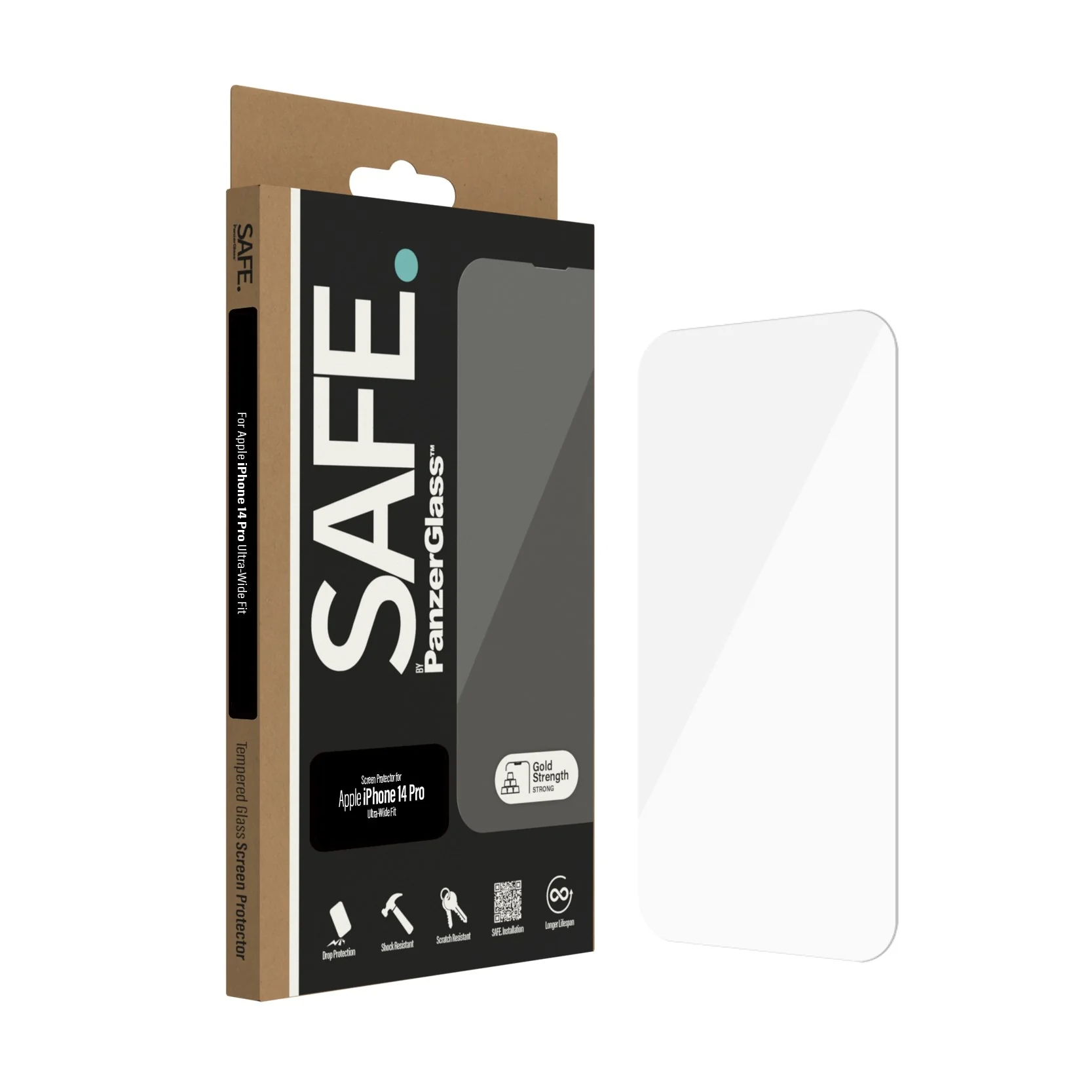 SAFE. by PanzerGlass® Screen Protector iPhone 14 Pro | Ultra-Wide Fit - Image 2